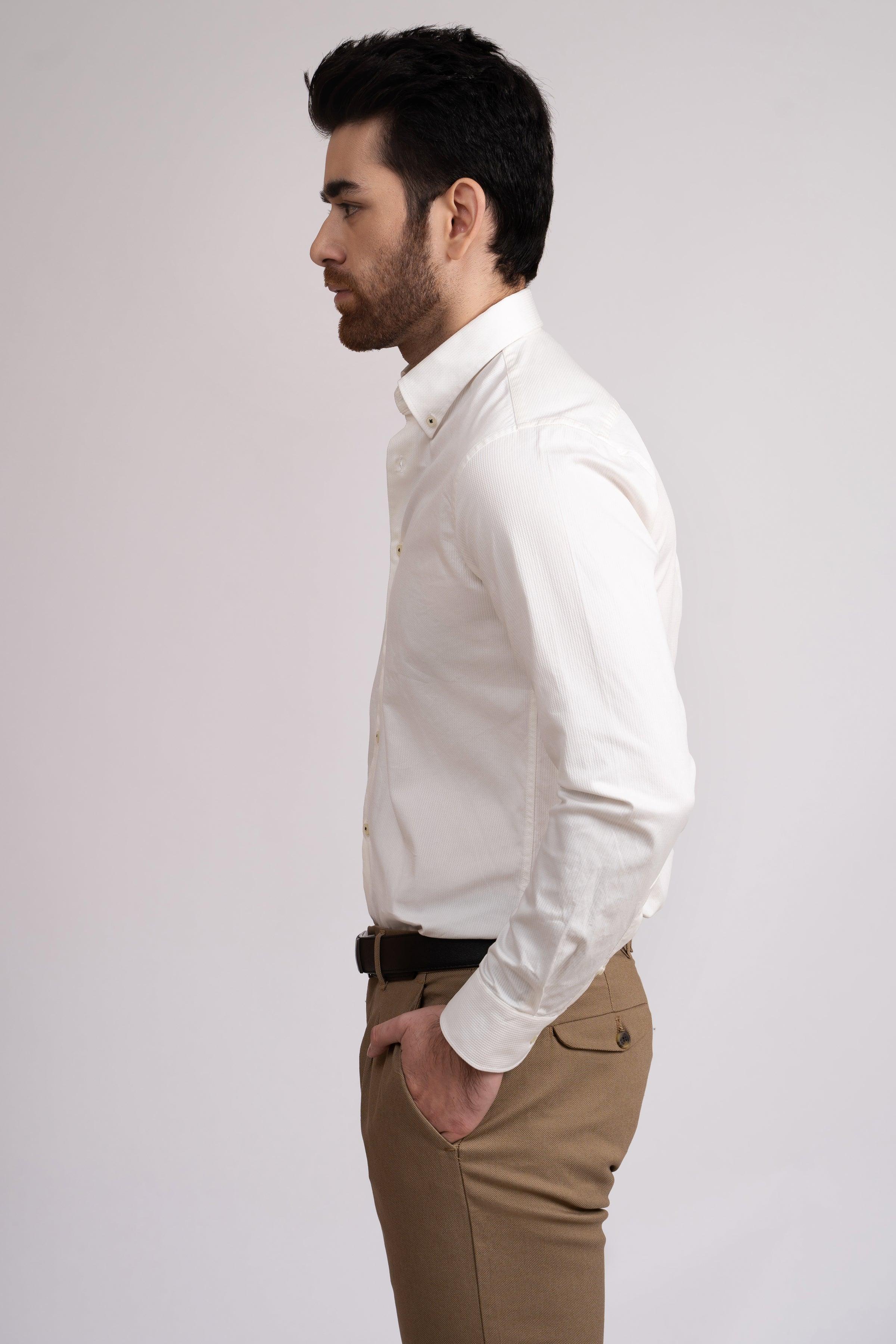 SMART SHIRT WHITE at Charcoal Clothing