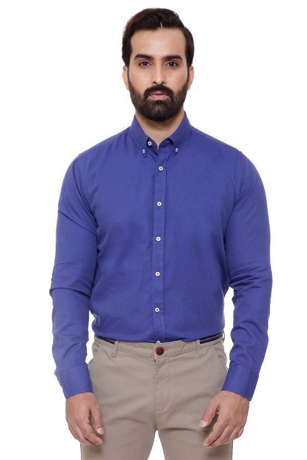 SMART SHIRTS FULL SLEEVE NAVY at Charcoal Clothing
