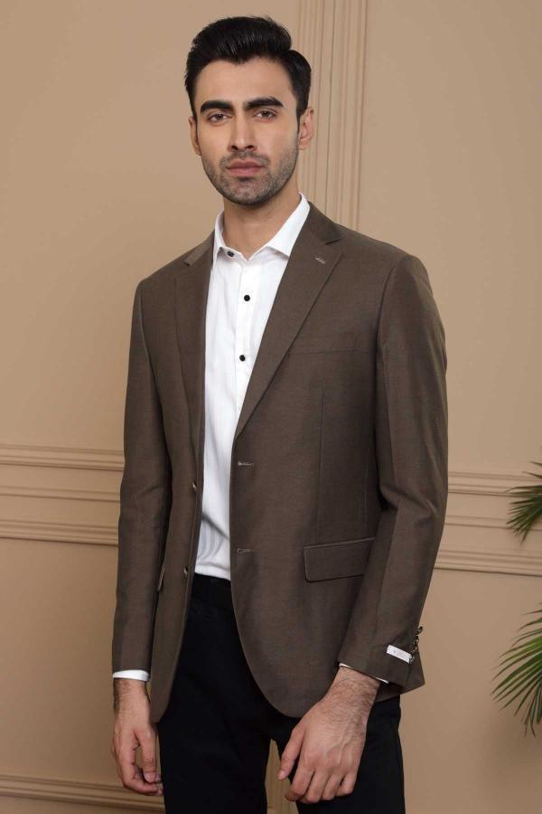 SUMMER SLIM FIT BROWN at Charcoal Clothing