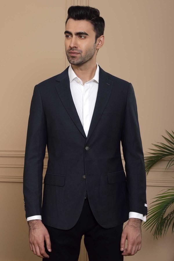 SUMMER SLIM FIT NAVY at Charcoal Clothing