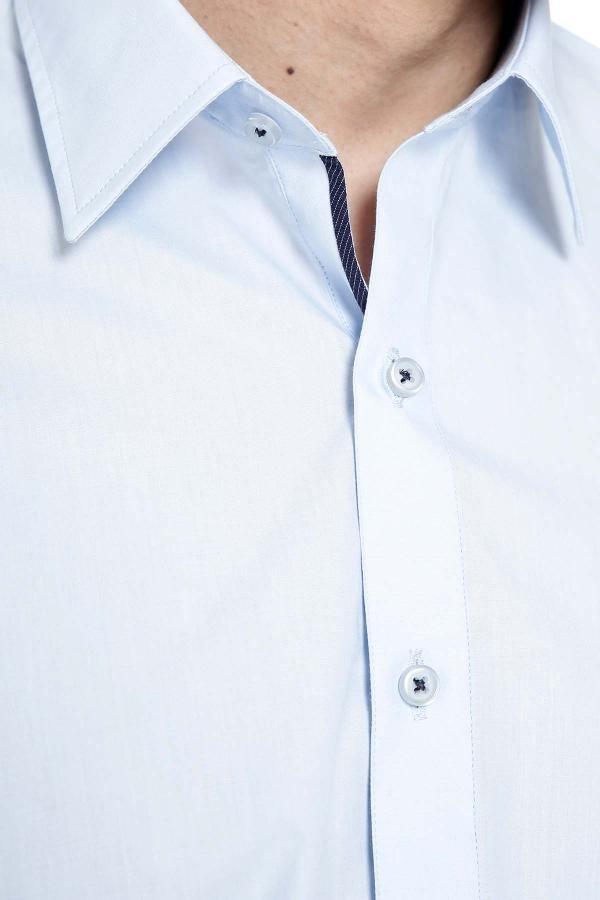 Shalwar Kameez with Collar Sky Blue at Charcoal Clothing