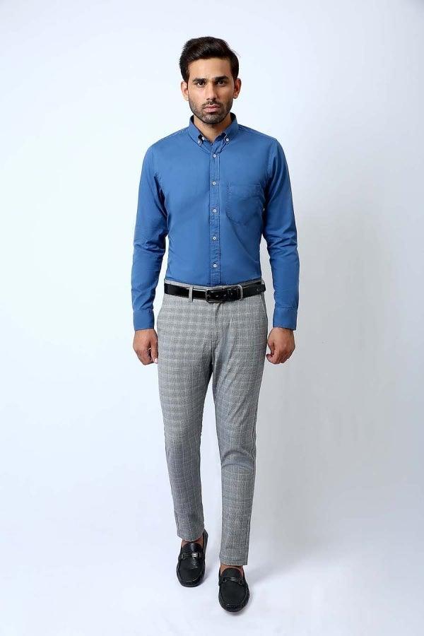 Smart Shirt Blue at Charcoal Clothing