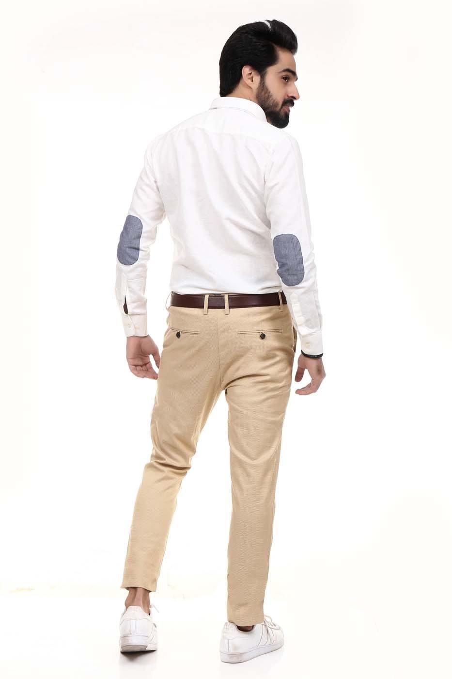 Smart Shirt Linen Off White at Charcoal Clothing