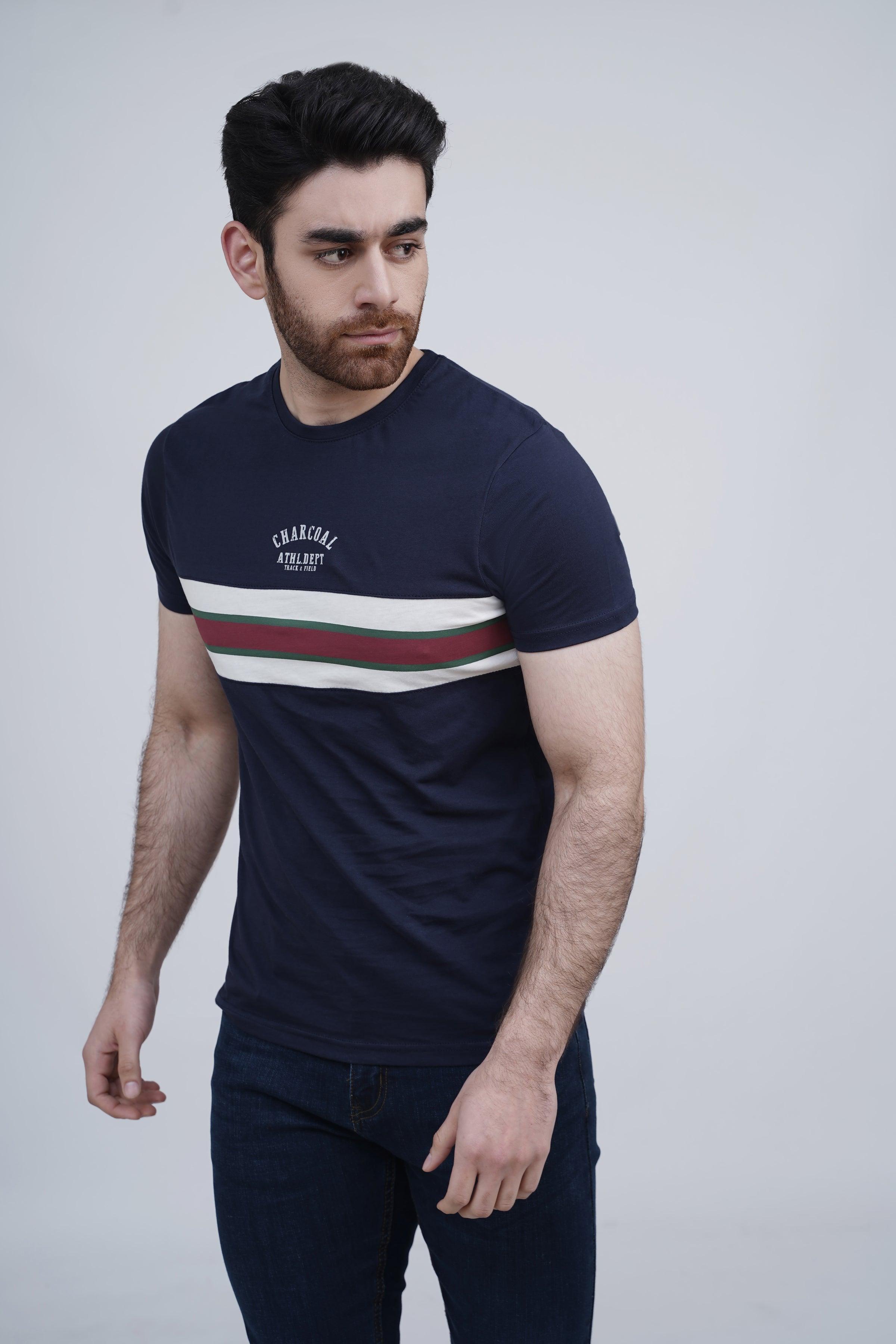 T SHIRT DARK NAVY at Charcoal Clothing