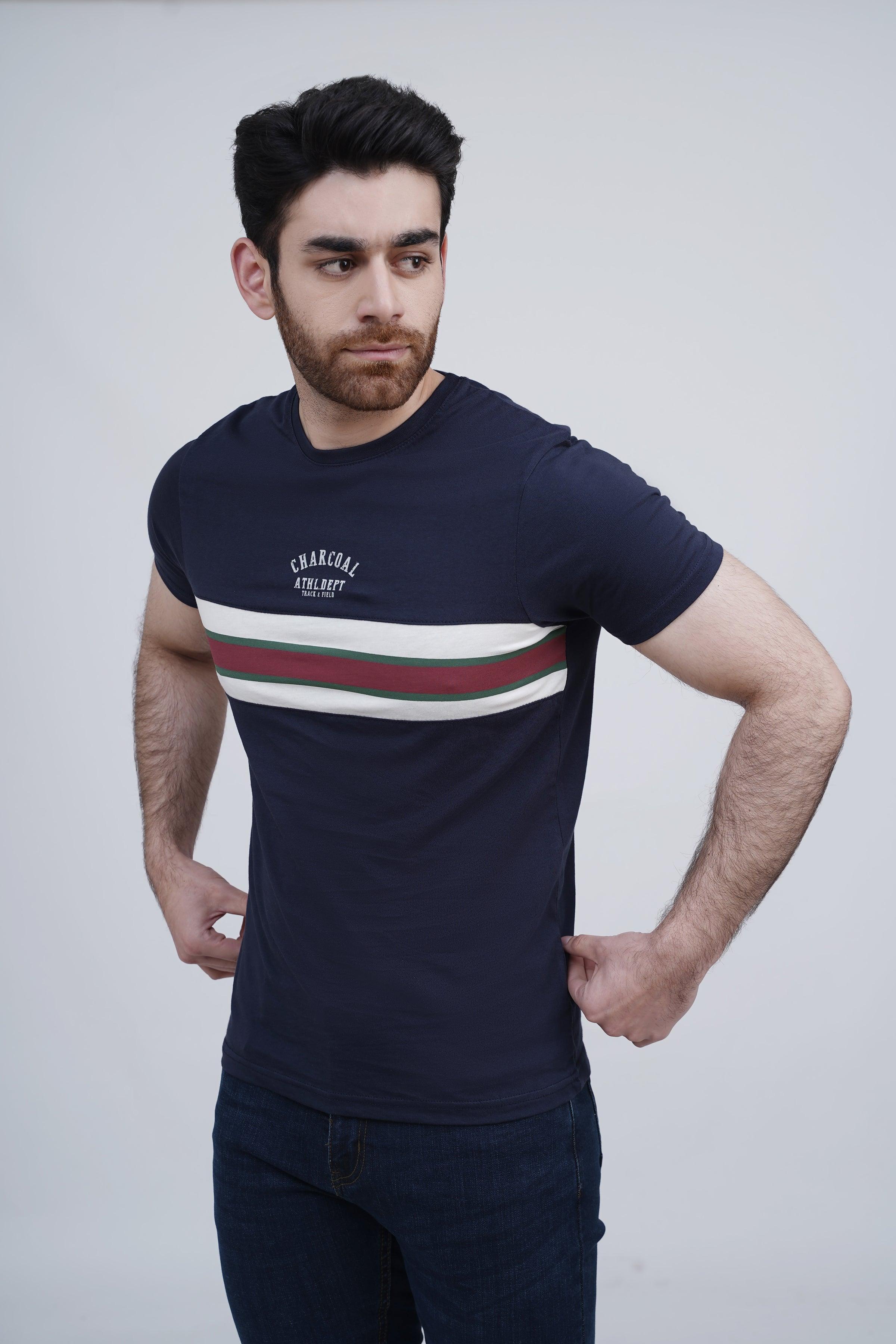 T SHIRT DARK NAVY at Charcoal Clothing