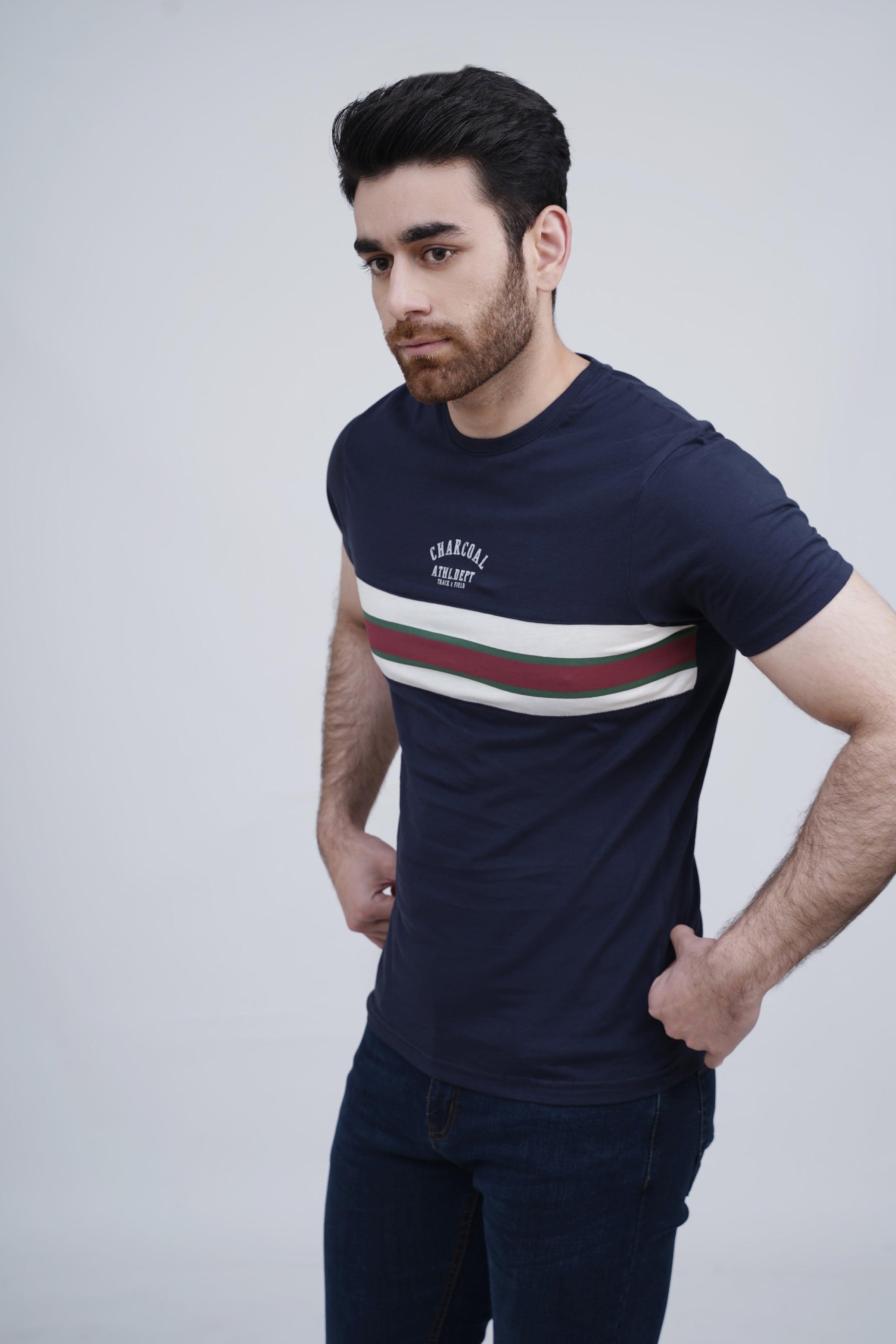 T SHIRT DARK NAVY at Charcoal Clothing