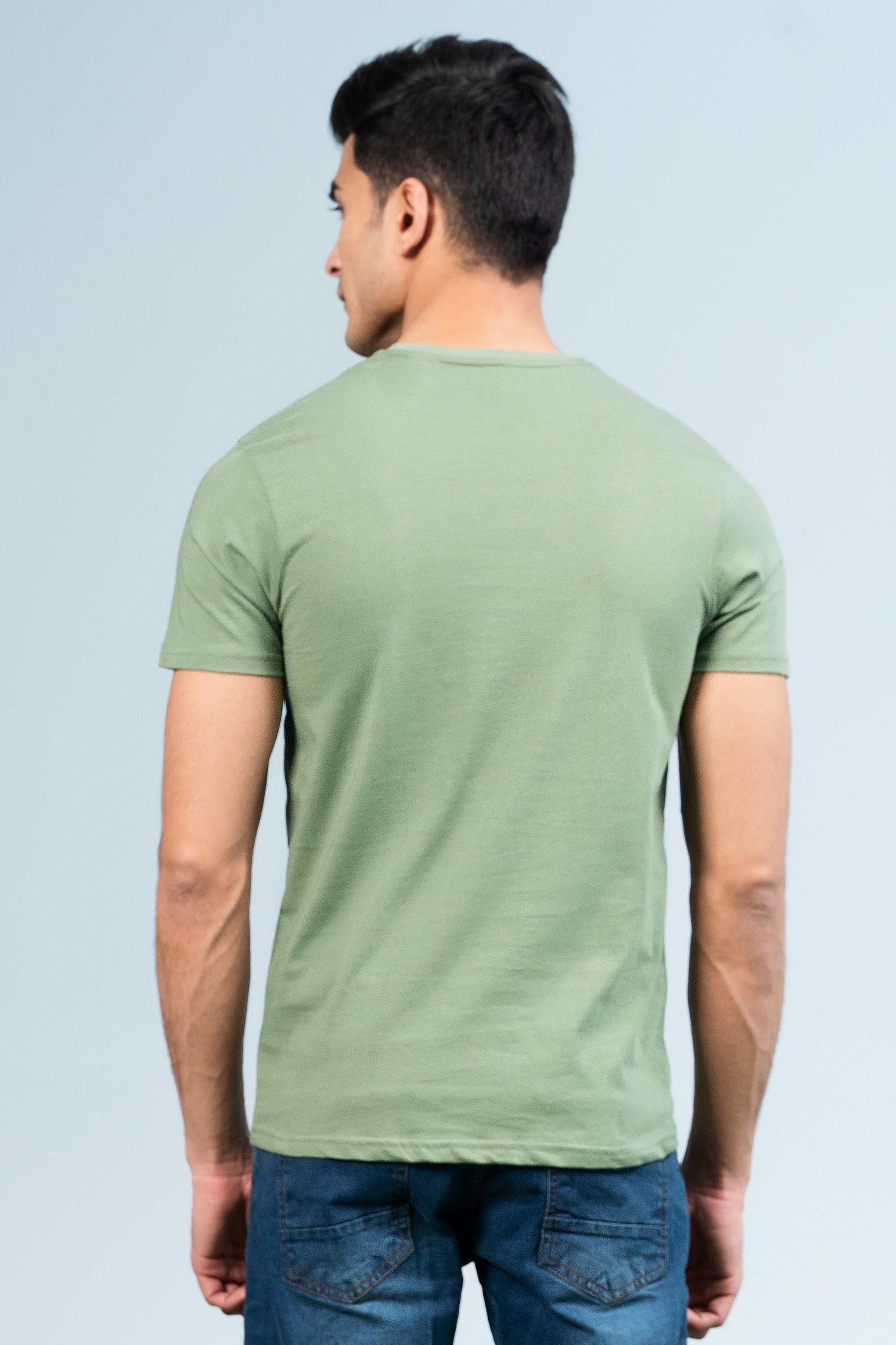 T SHIRT GREEN at Charcoal Clothing