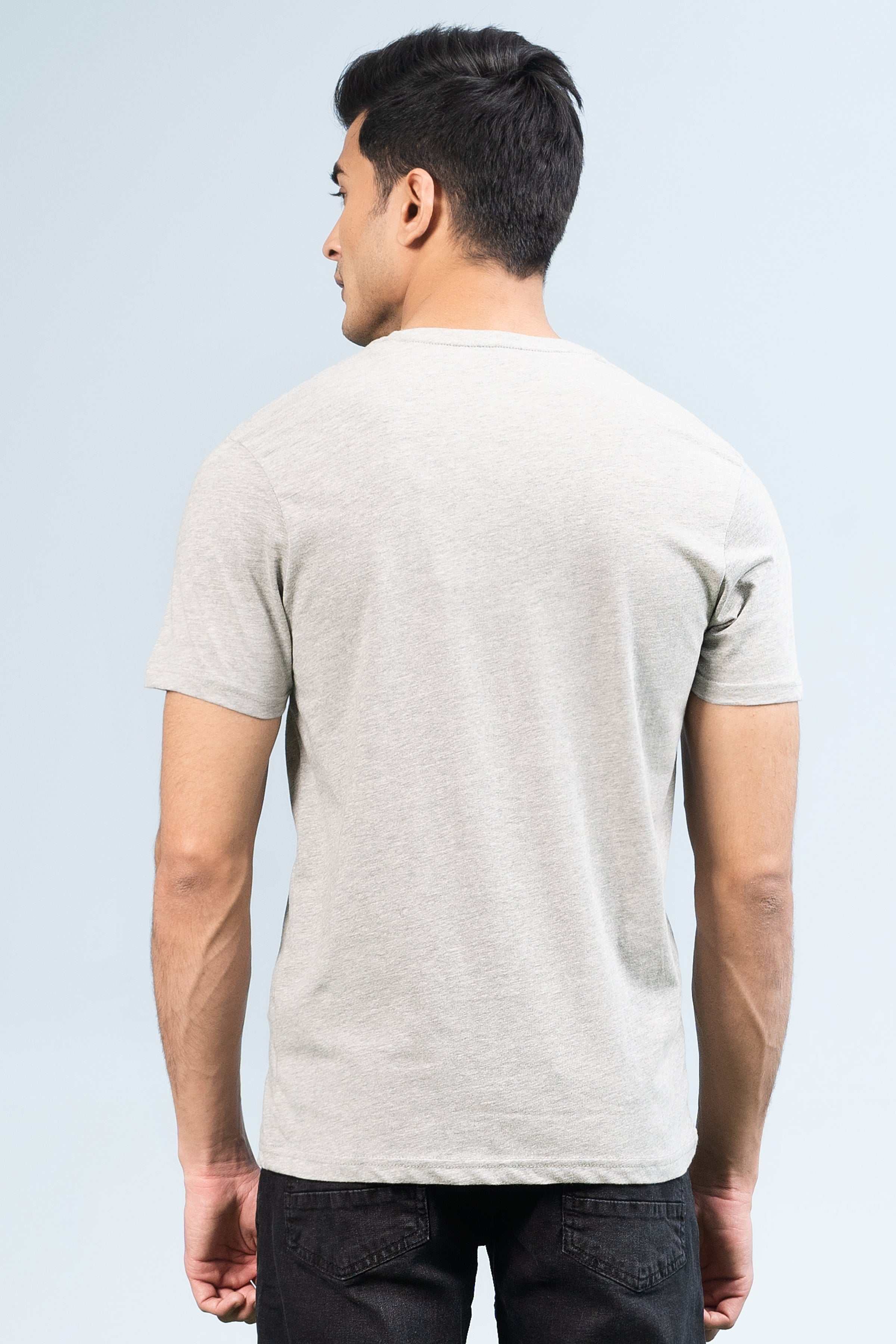 T SHIRT HEATHER GREY at Charcoal Clothing