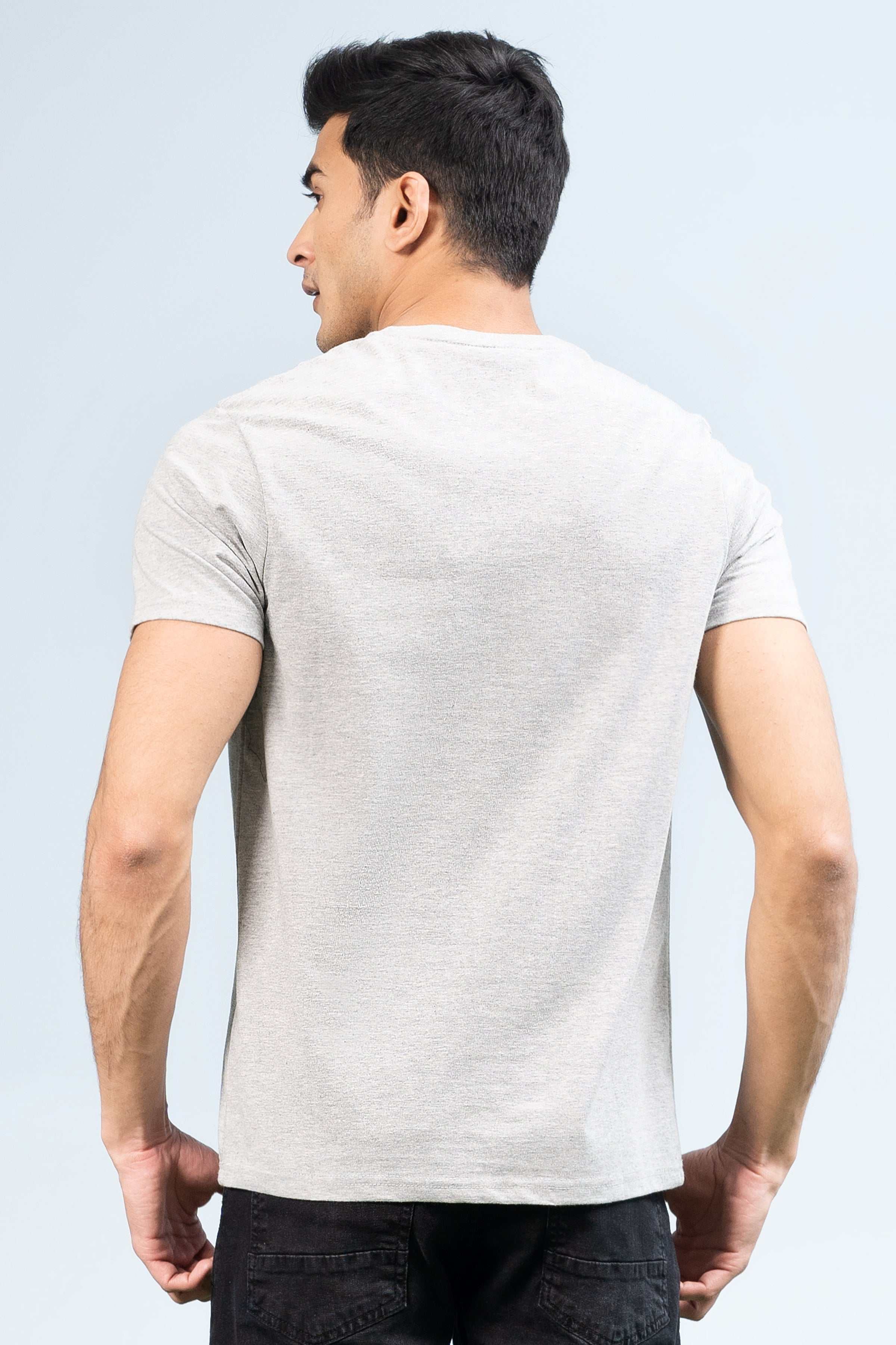 T SHIRT HEATHER GREY at Charcoal Clothing