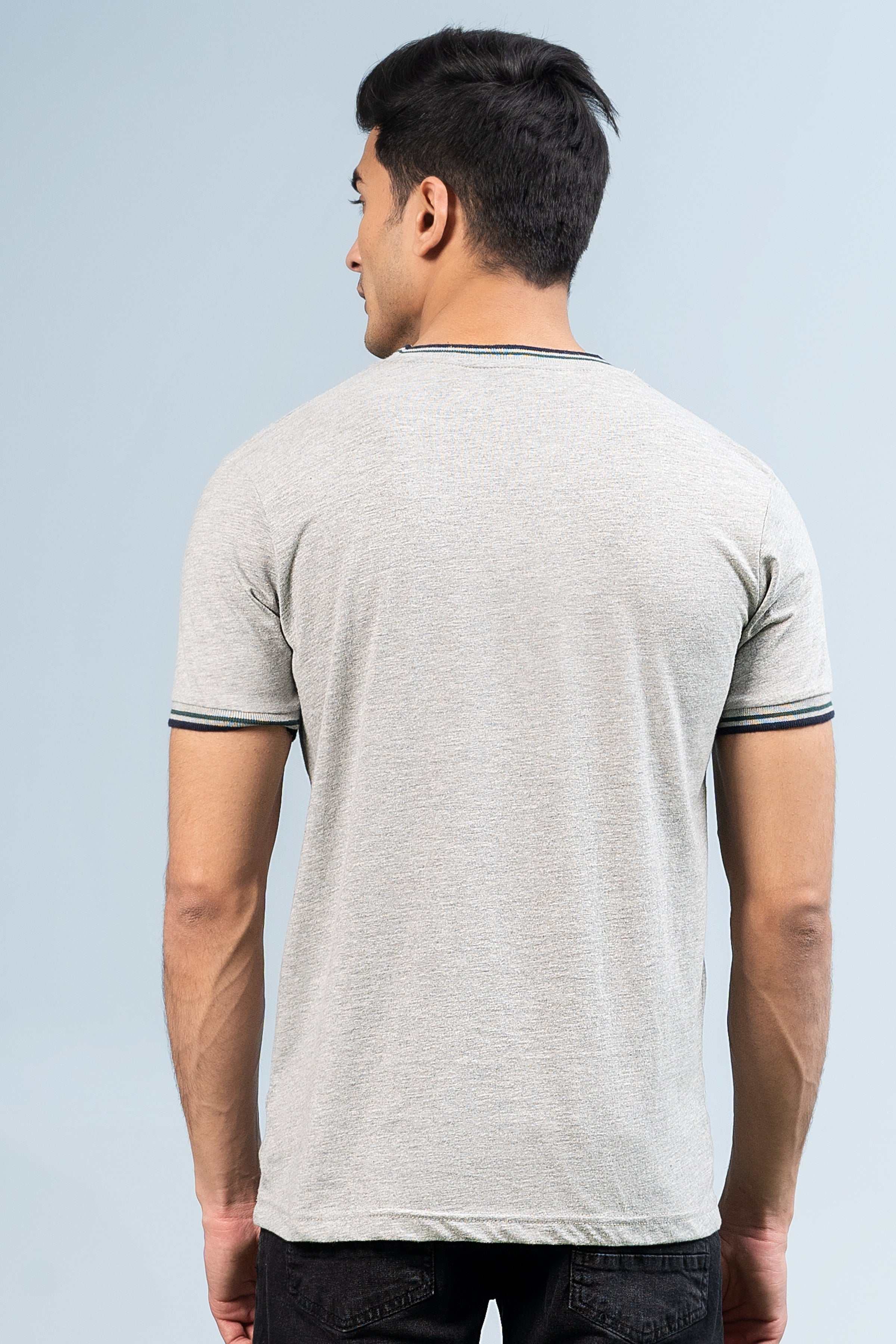 T SHIRT HEATHER GREY at Charcoal Clothing