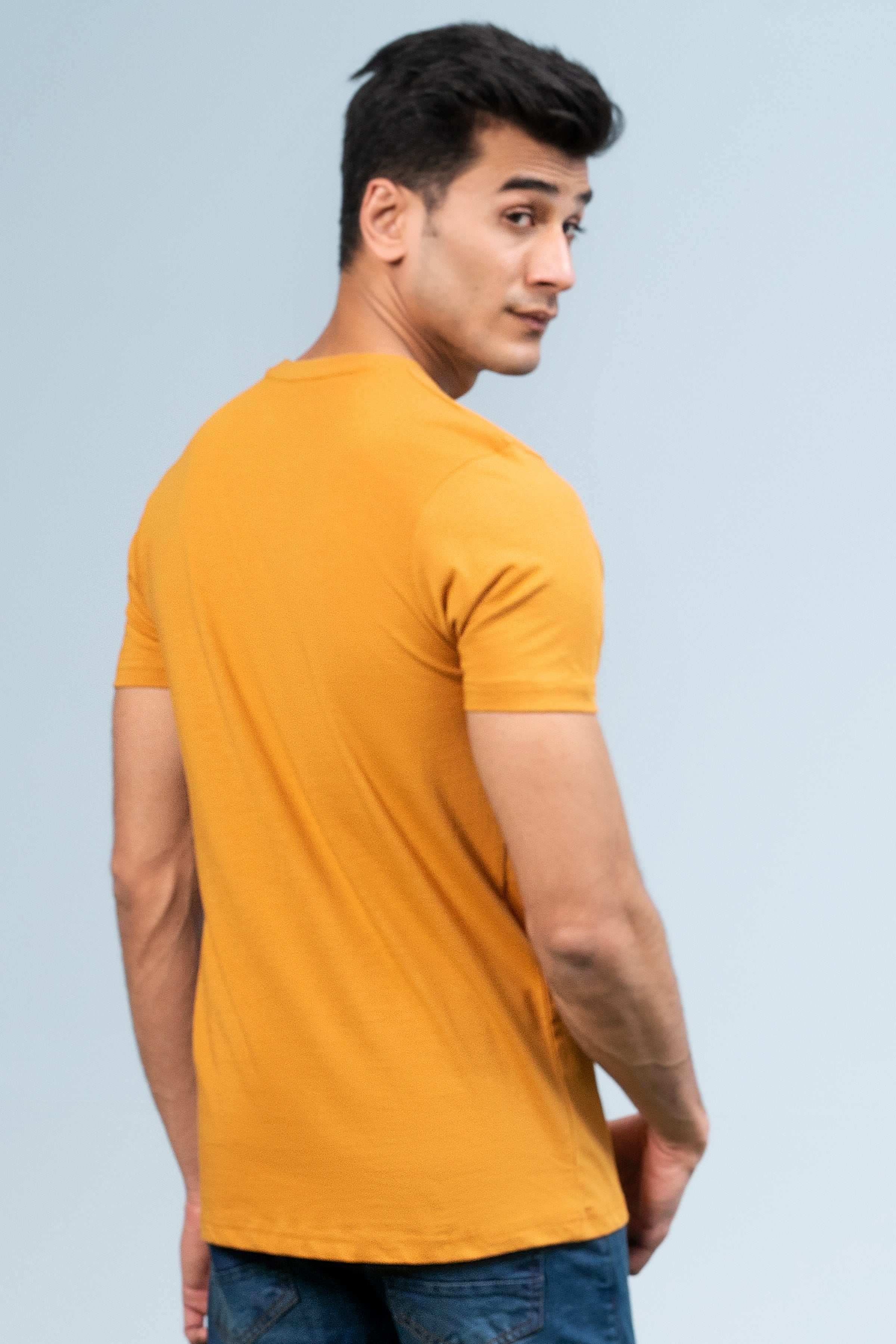 T SHIRT MUSTARD at Charcoal Clothing