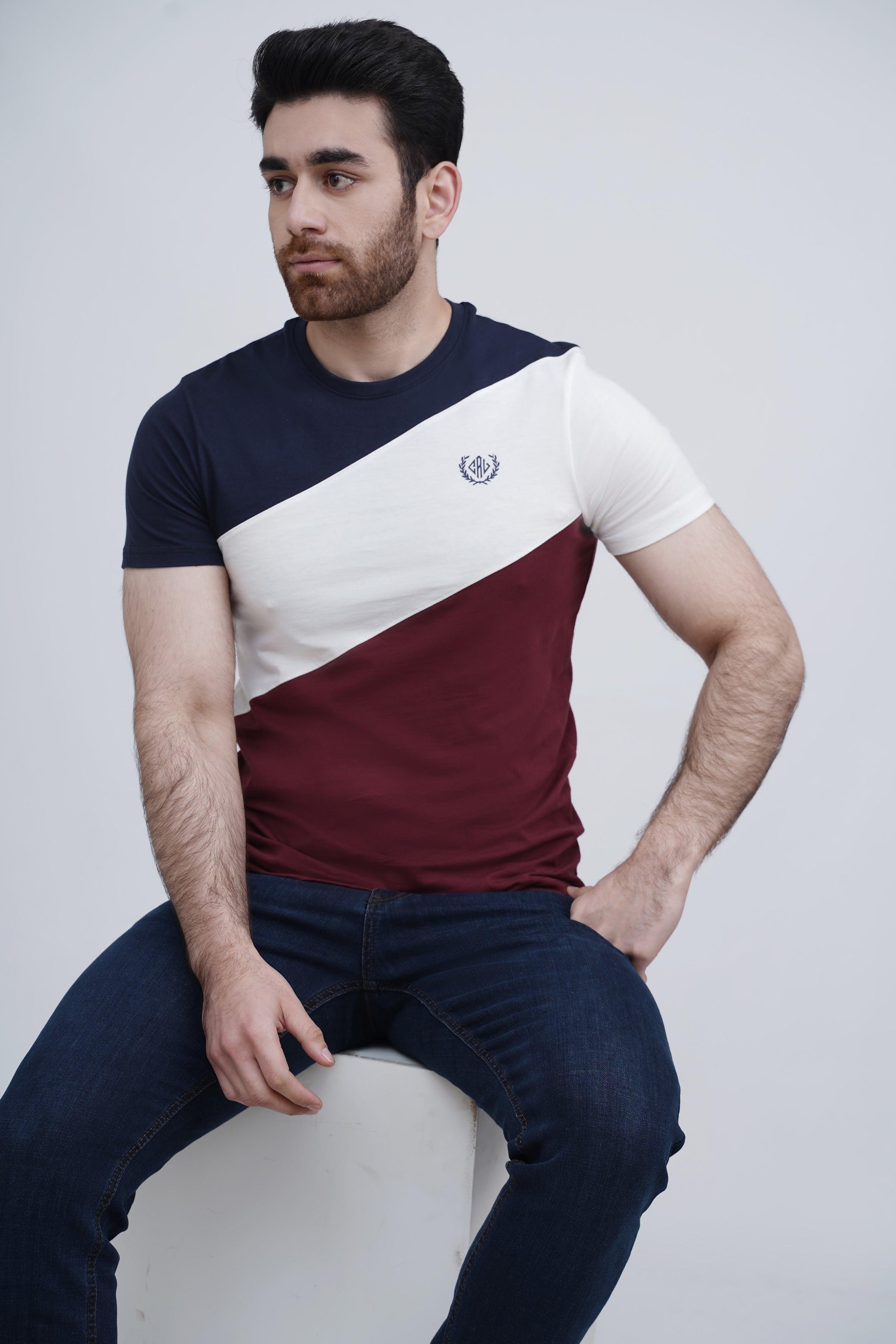 T SHIRT NAVY at Charcoal Clothing