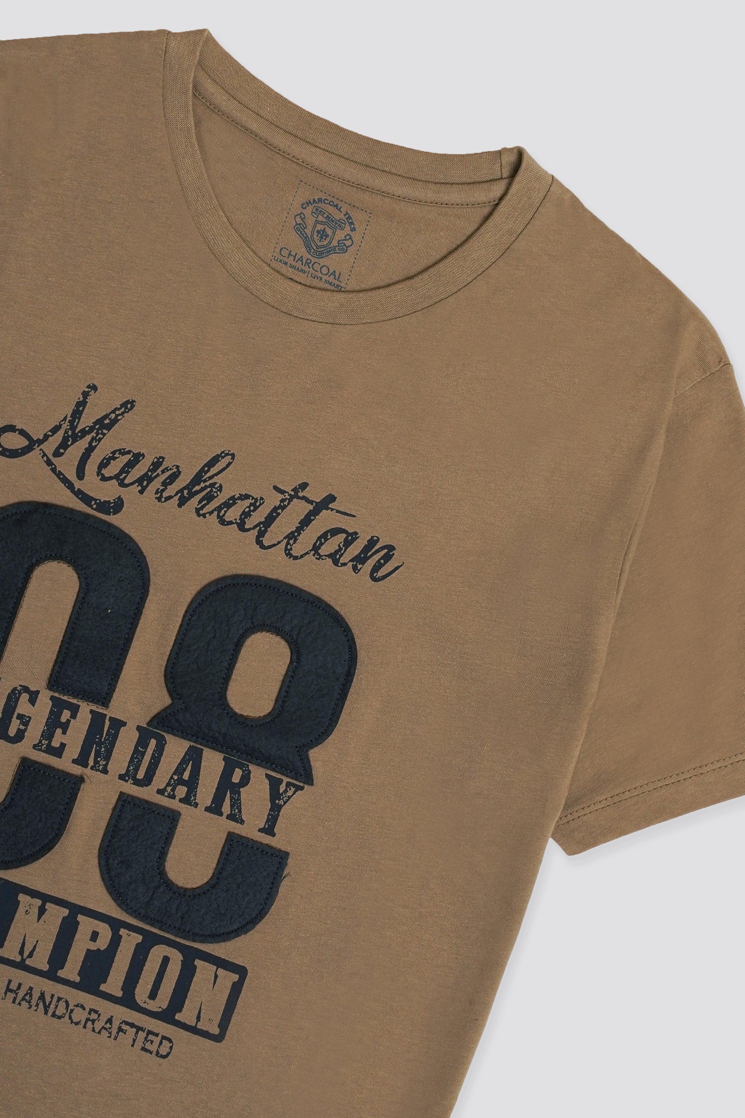 T-SHIRT OLIVE at Charcoal Clothing
