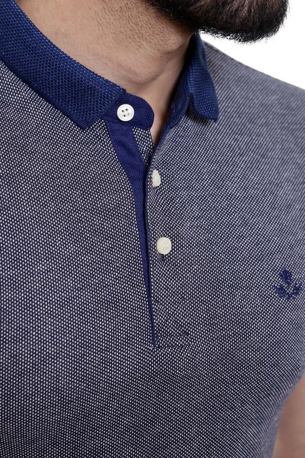 T SHIRT POLO NAVY at Charcoal Clothing