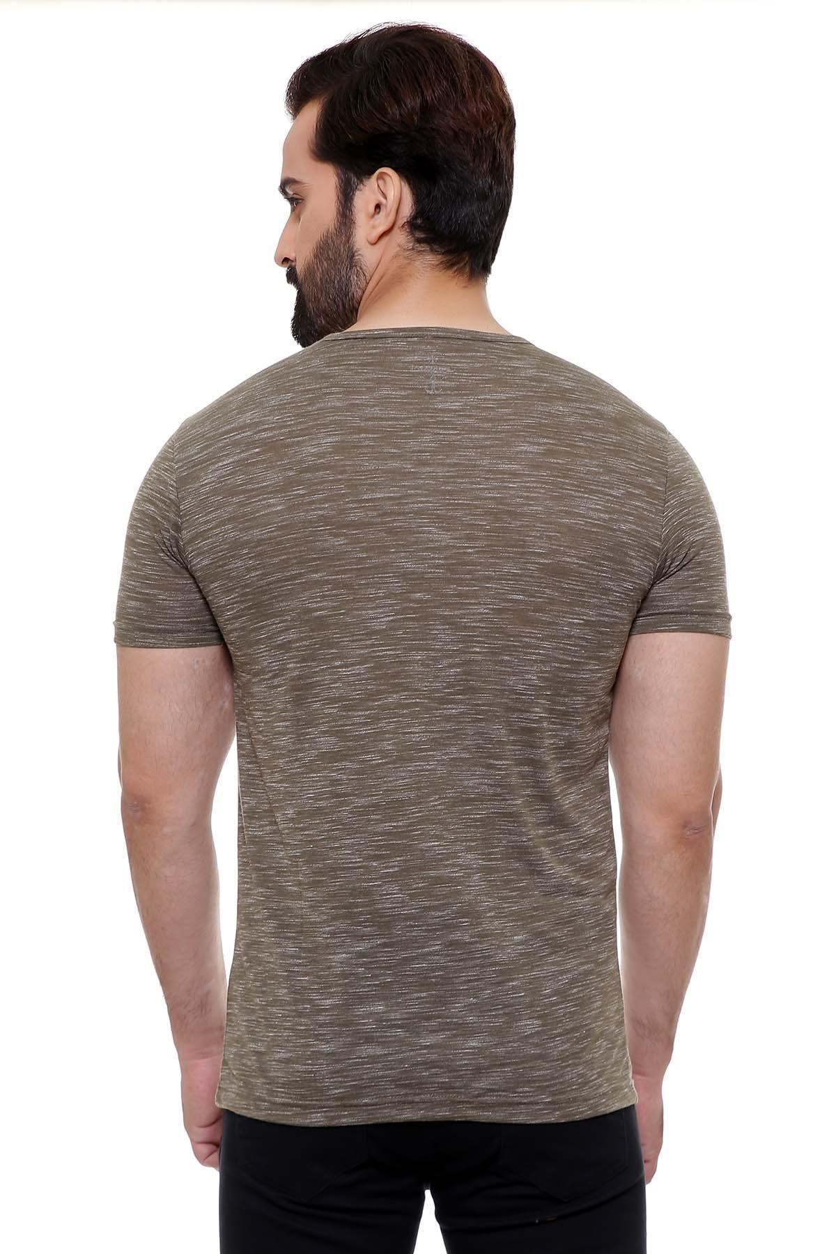 T SHIRT ROUND NECK GREEN at Charcoal Clothing