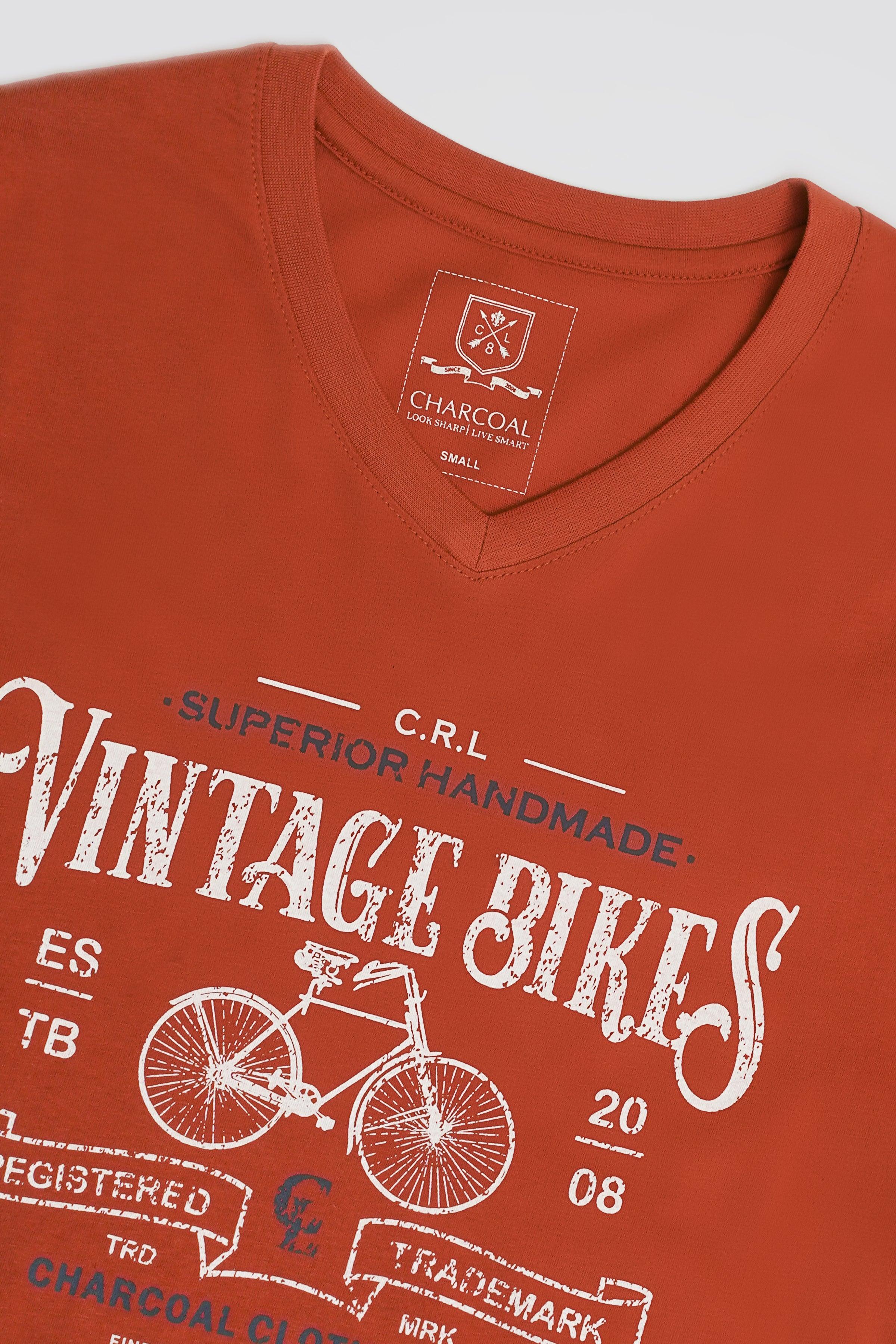 T-SHIRT RUST at Charcoal Clothing