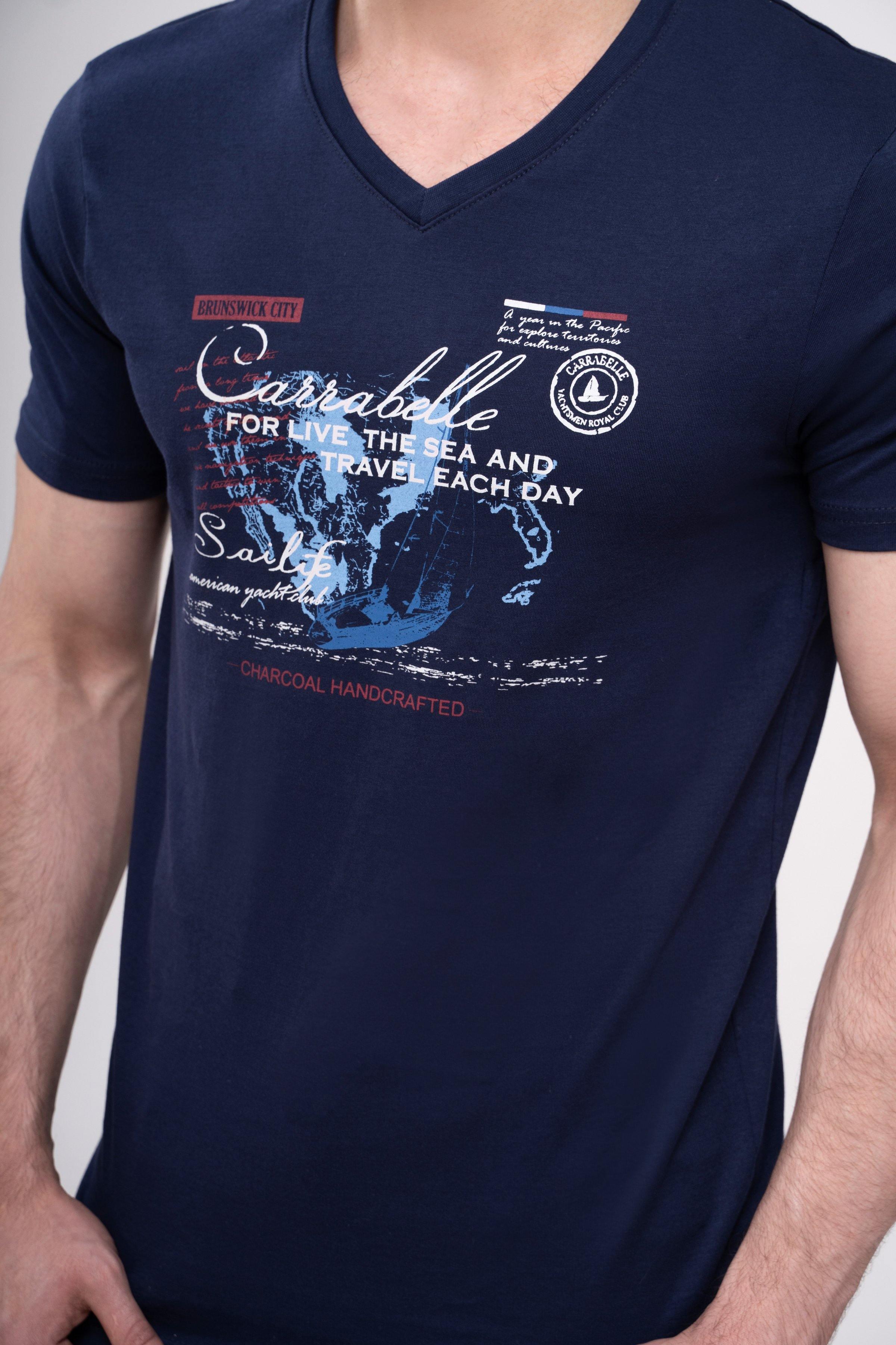 T SHIRT V NECK at Charcoal Clothing