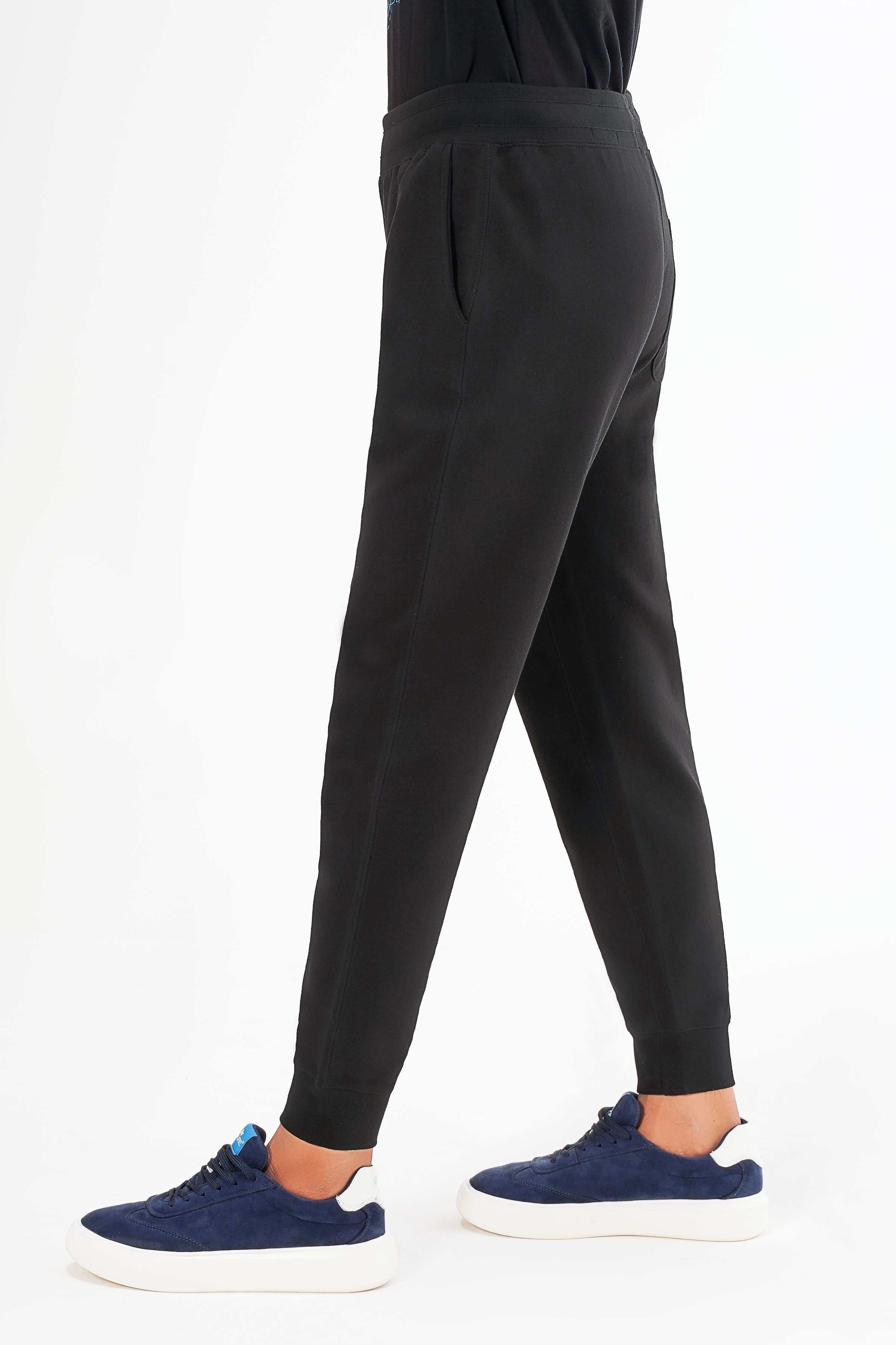 TERRY JOGGER TROUSER BLACK at Charcoal Clothing