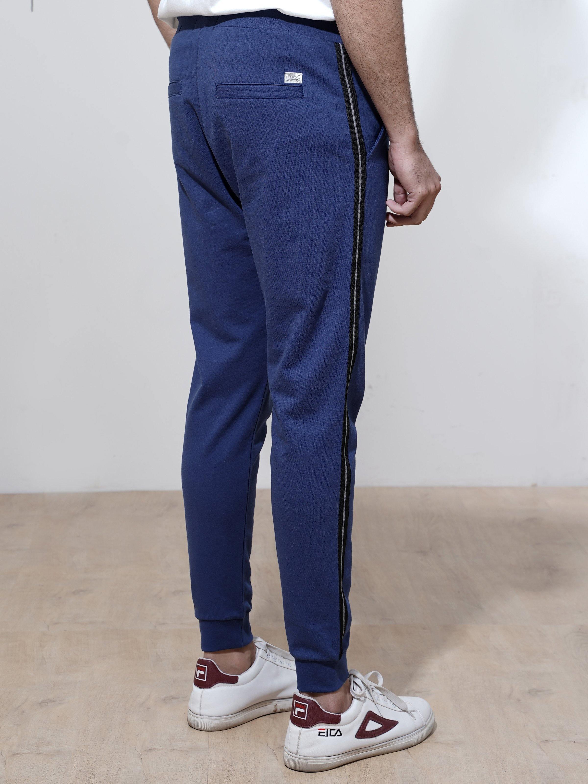 TERRY JOGGER TROUSER BLUE at Charcoal Clothing