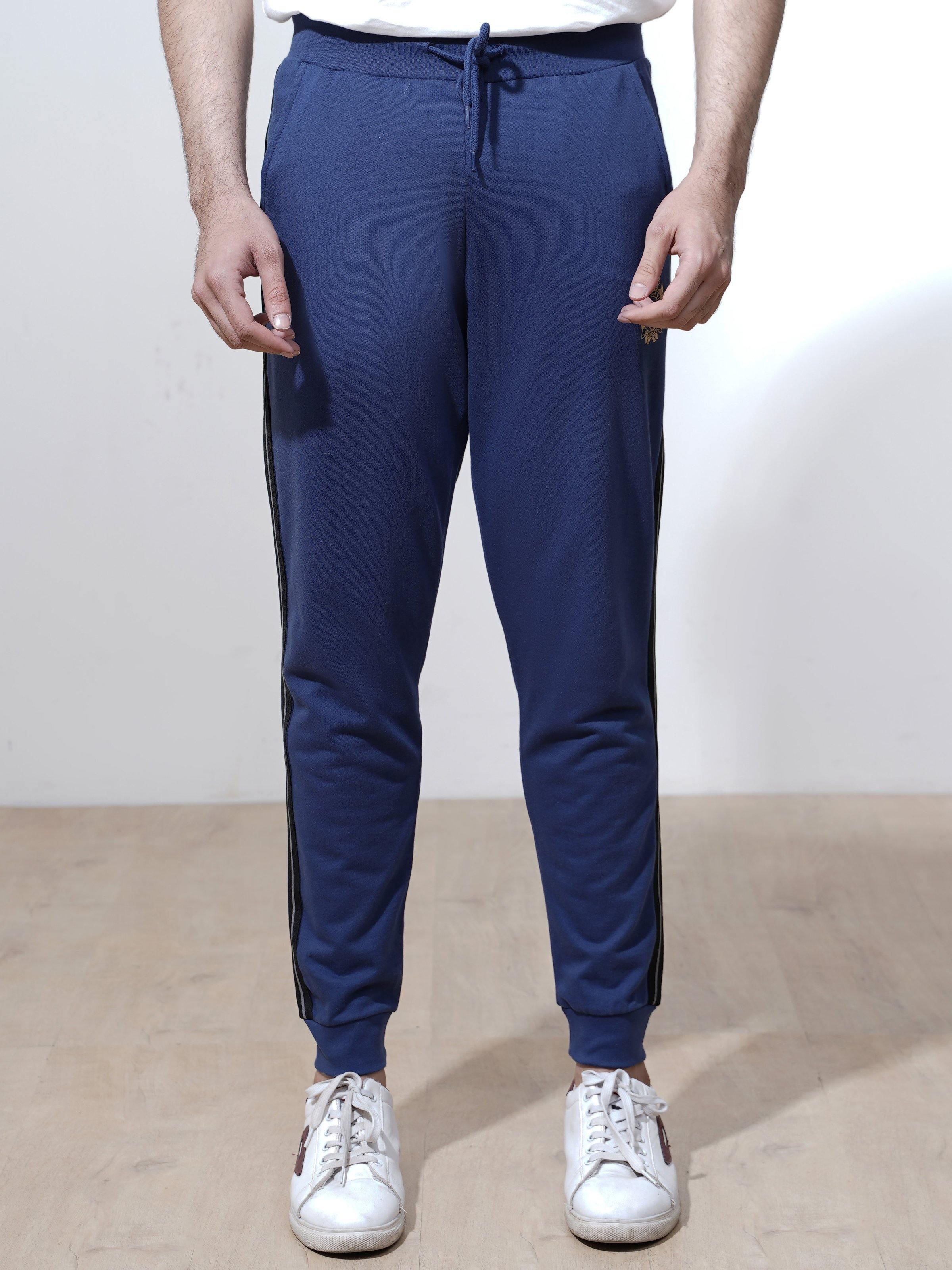 TERRY JOGGER TROUSER BLUE at Charcoal Clothing
