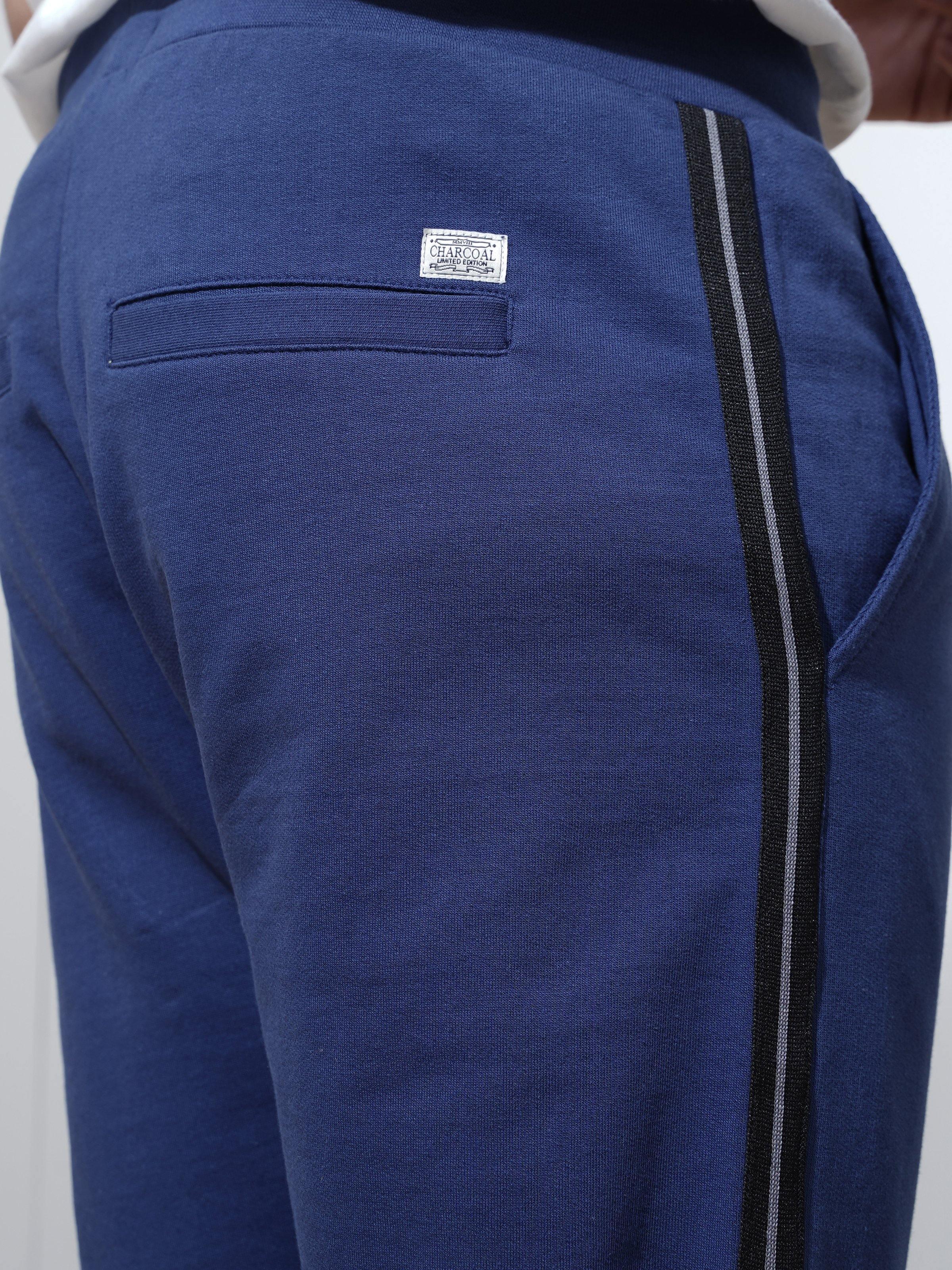TERRY JOGGER TROUSER BLUE at Charcoal Clothing