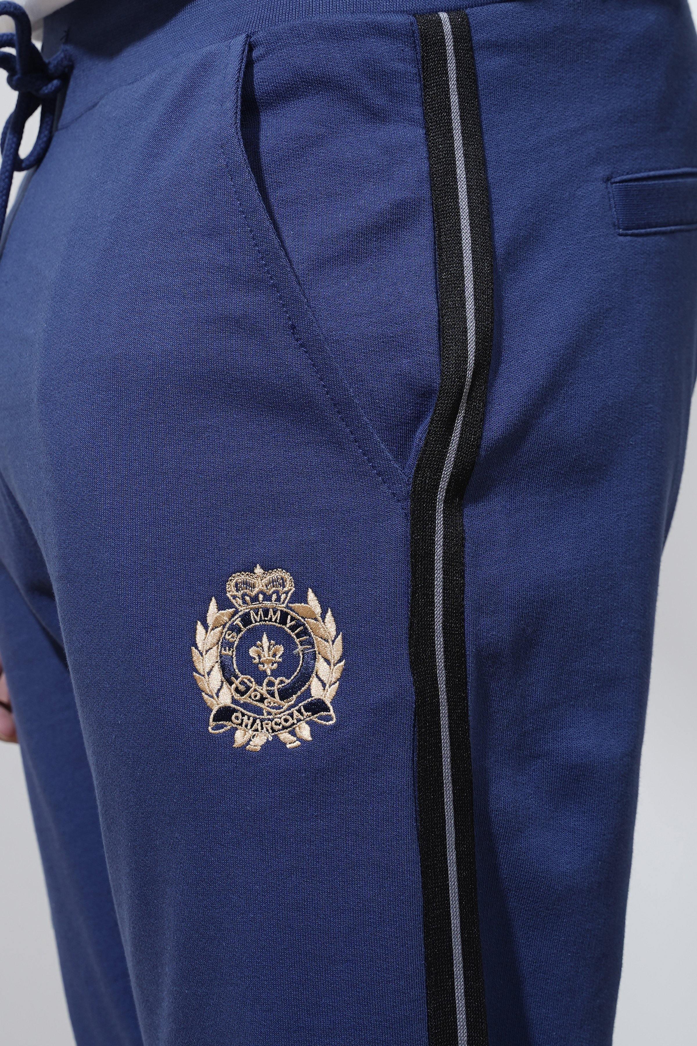 TERRY JOGGER TROUSER BLUE at Charcoal Clothing