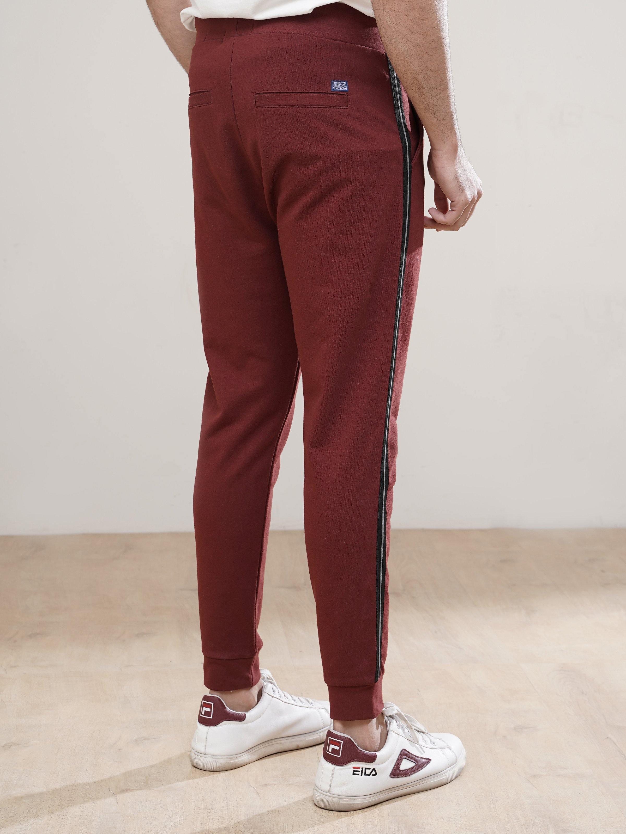 TERRY JOGGER TROUSER RED at Charcoal Clothing