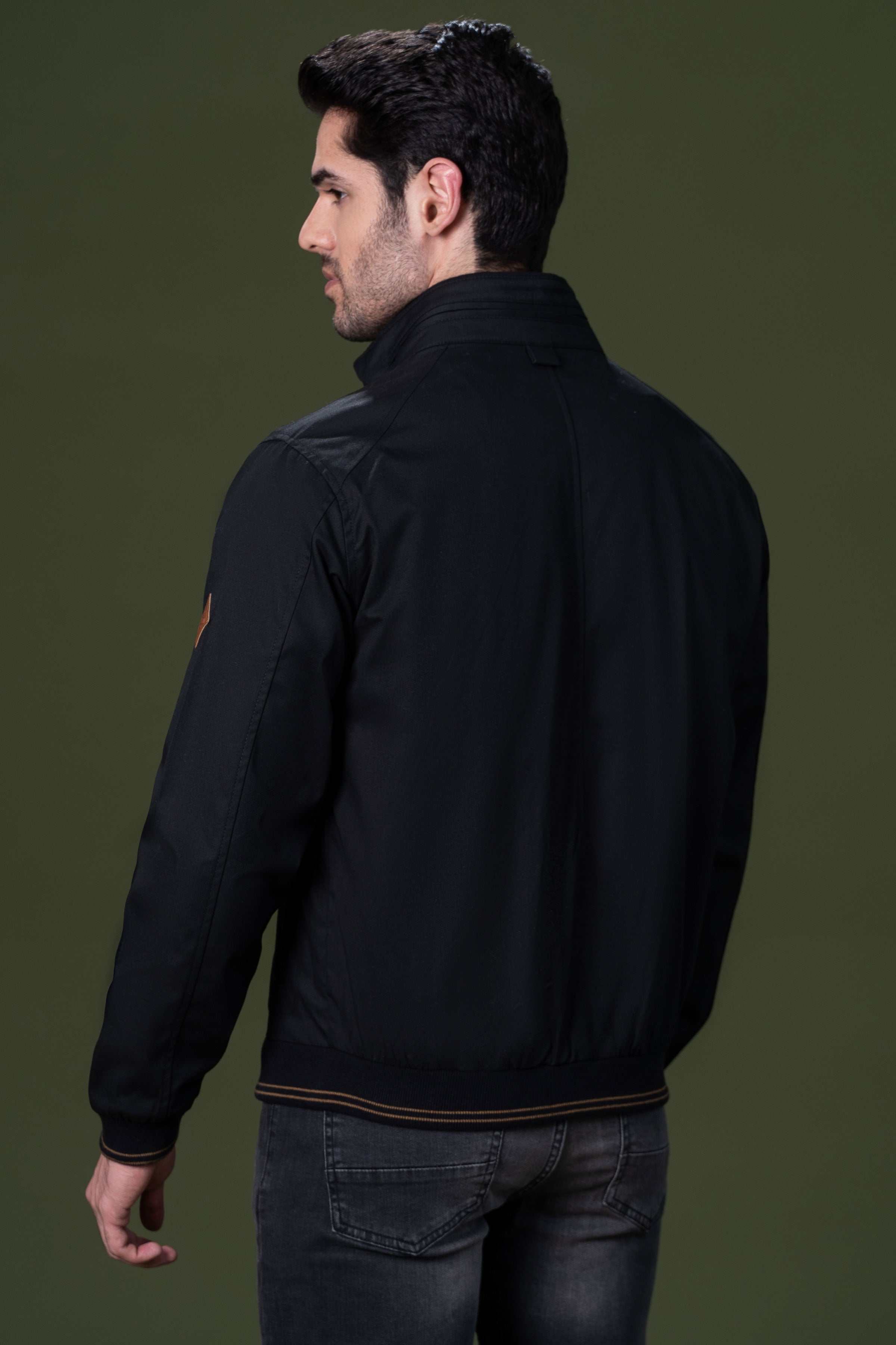 TIPPING JACKET BLACK at Charcoal Clothing