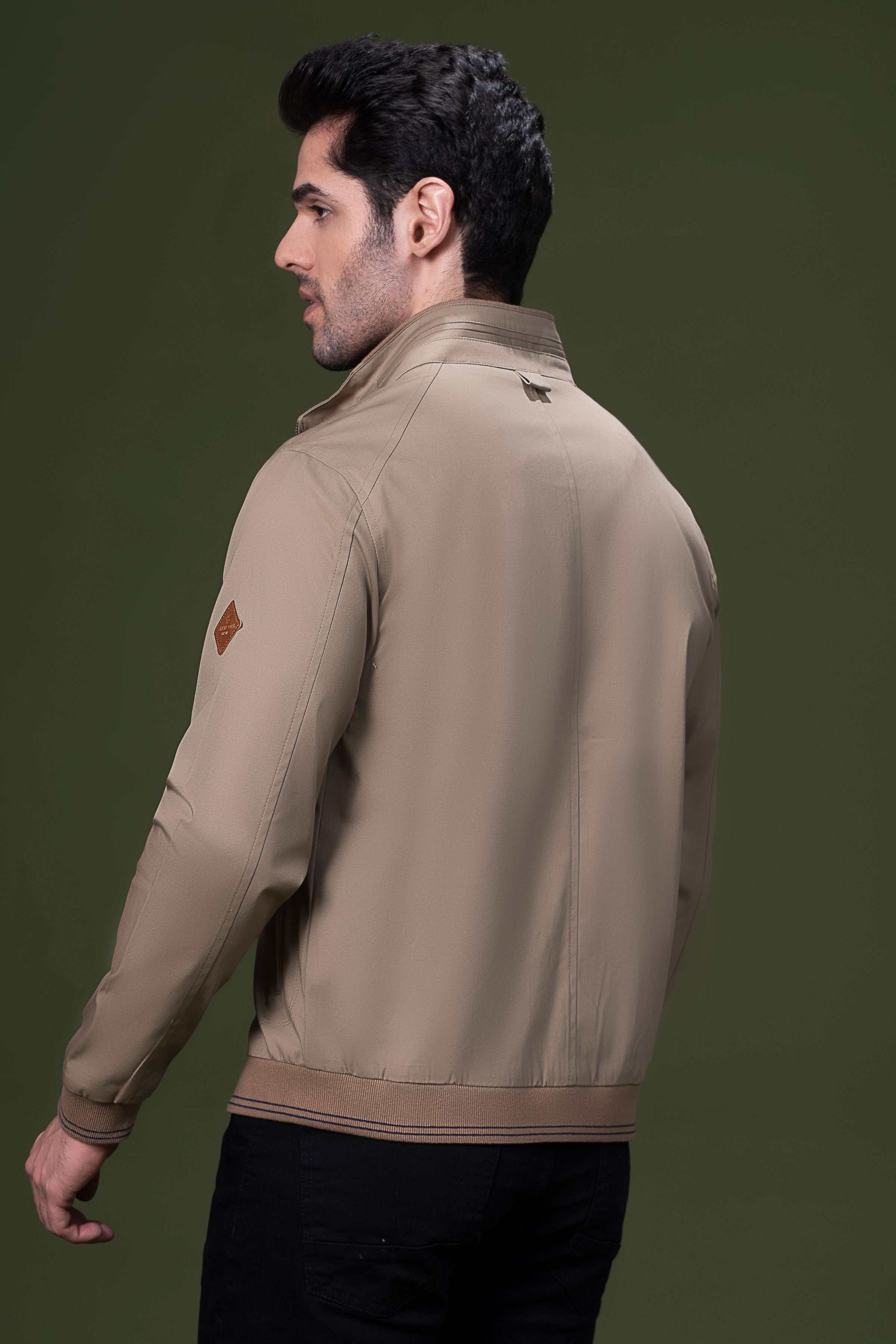 TIPPING JACKET KHAKI at Charcoal Clothing