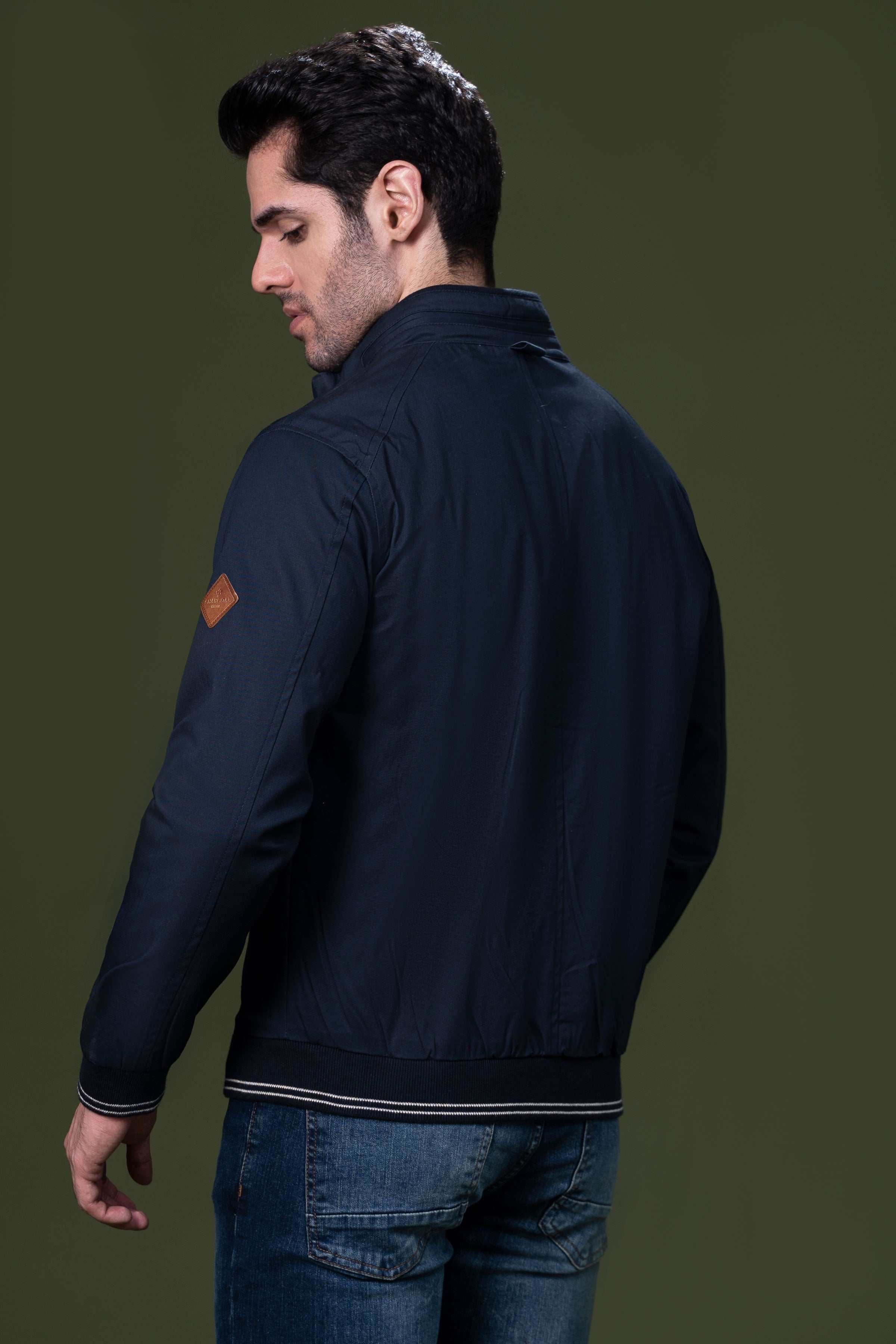 TIPPING JACKET NAVY at Charcoal Clothing
