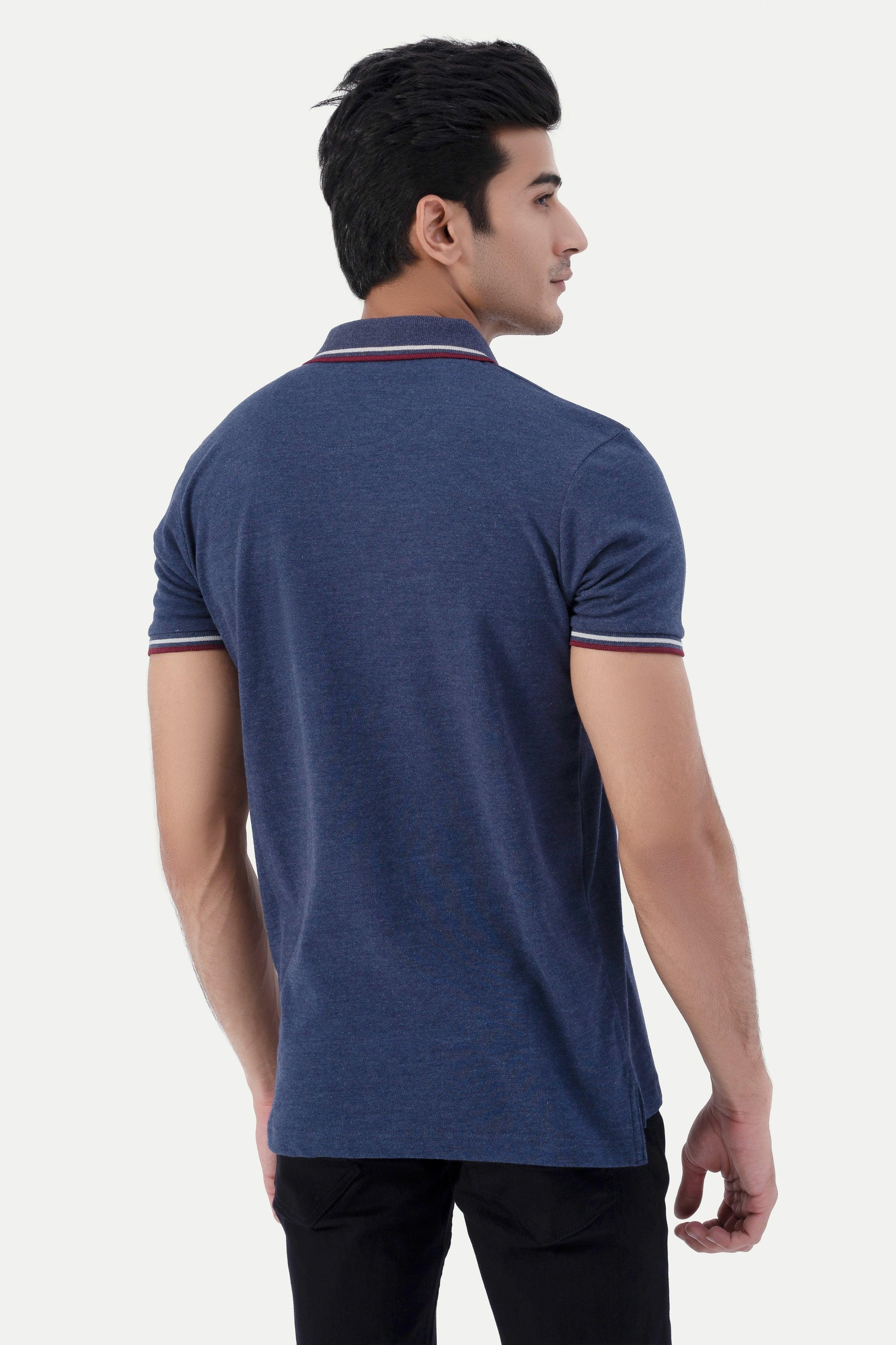 TIPPING POLO BLUE at Charcoal Clothing