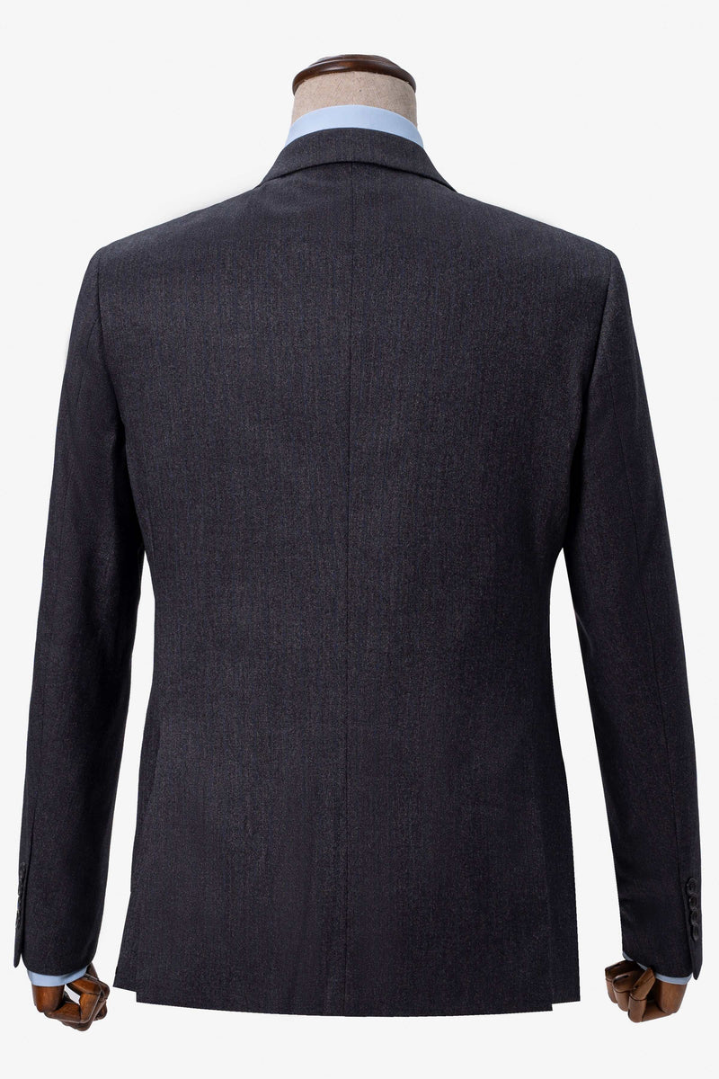 TWO PIECE DOUBLE BREASTED SUIT CHARCOAL Charcoal Clothing