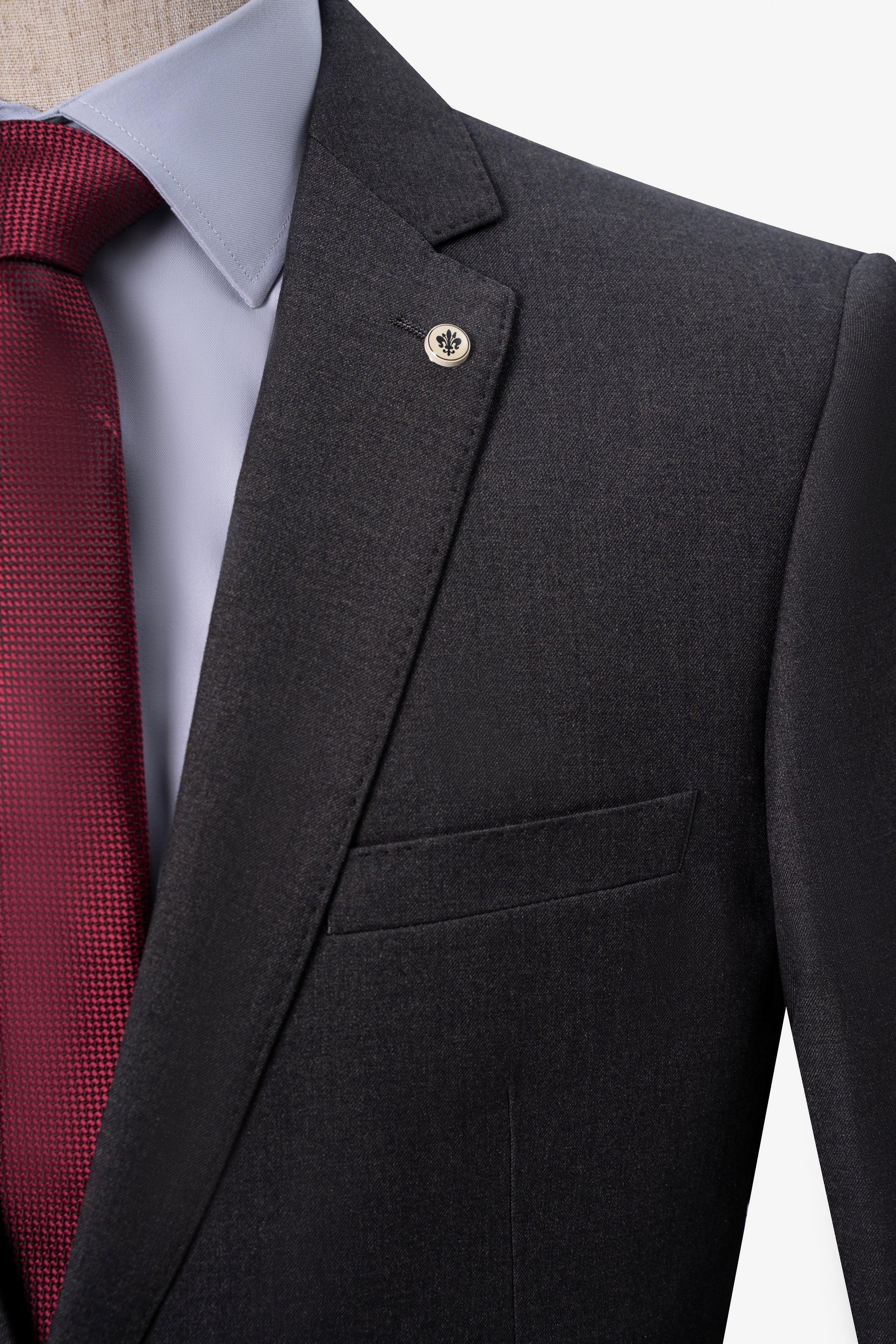 TWO PIECE SUIT GREEN GREY at Charcoal Clothing