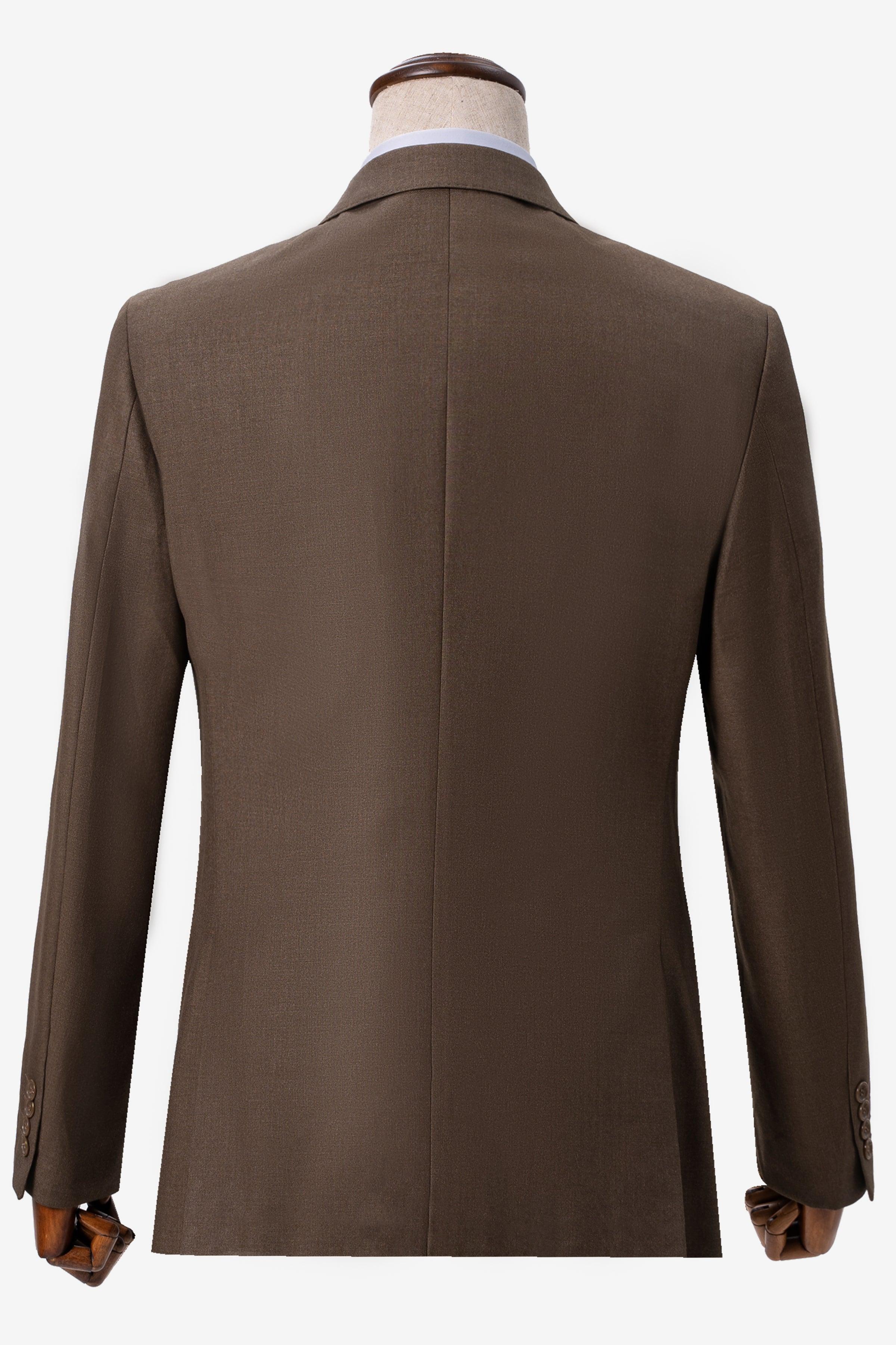 TWO PIECE SUIT LIGHT BROWN at Charcoal Clothing