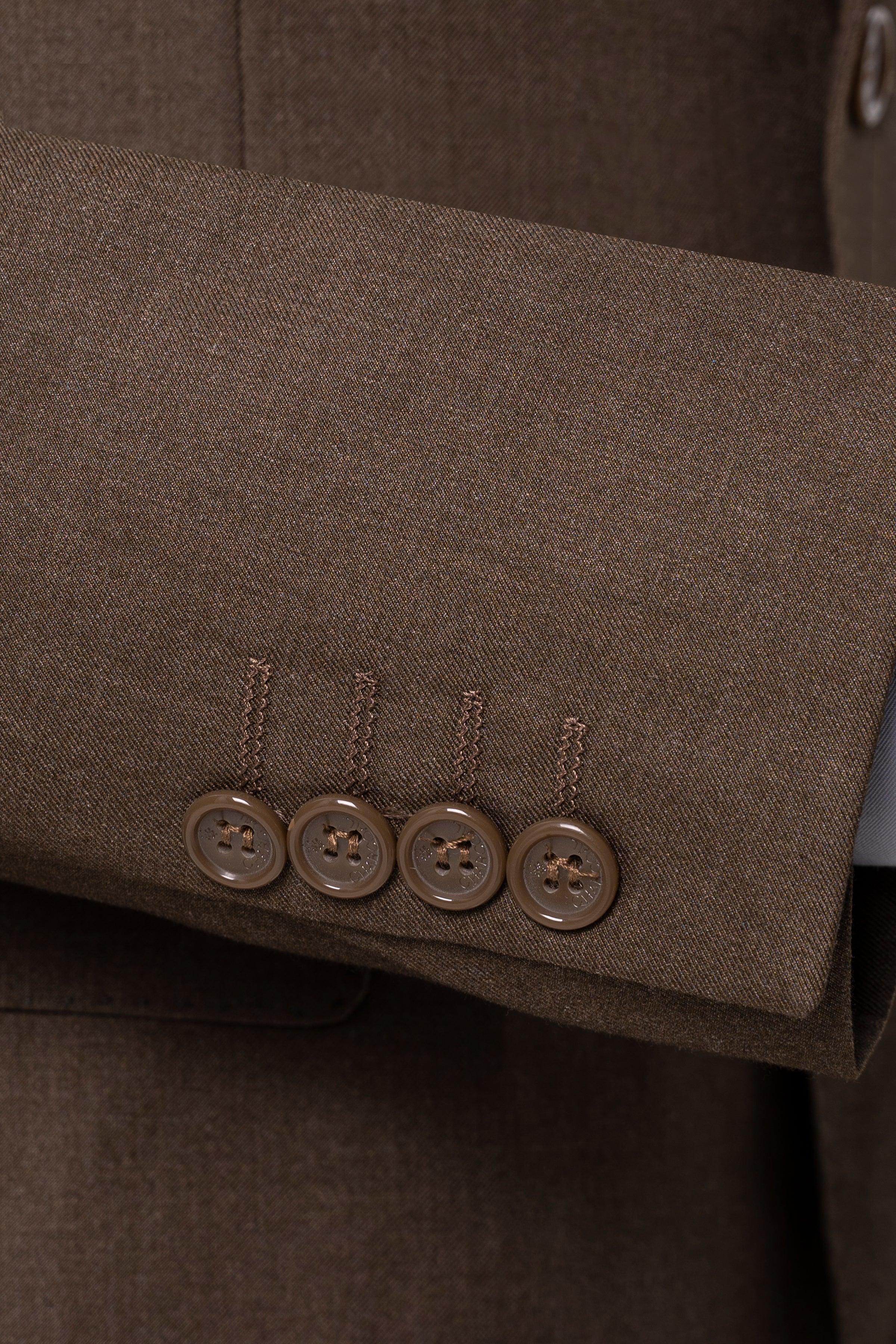 TWO PIECE SUIT LIGHT BROWN at Charcoal Clothing