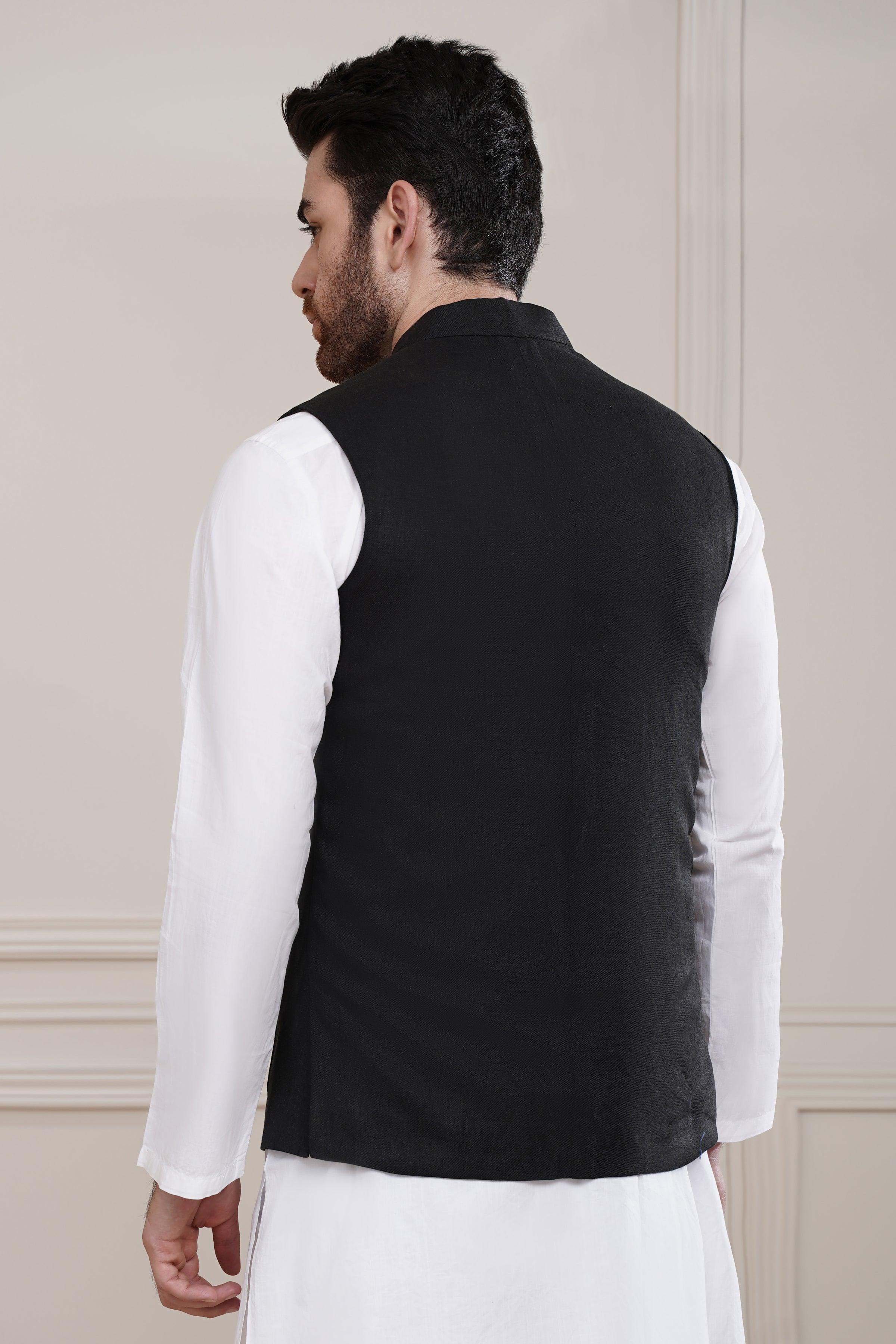 WAISTCOAT BLACK at Charcoal Clothing
