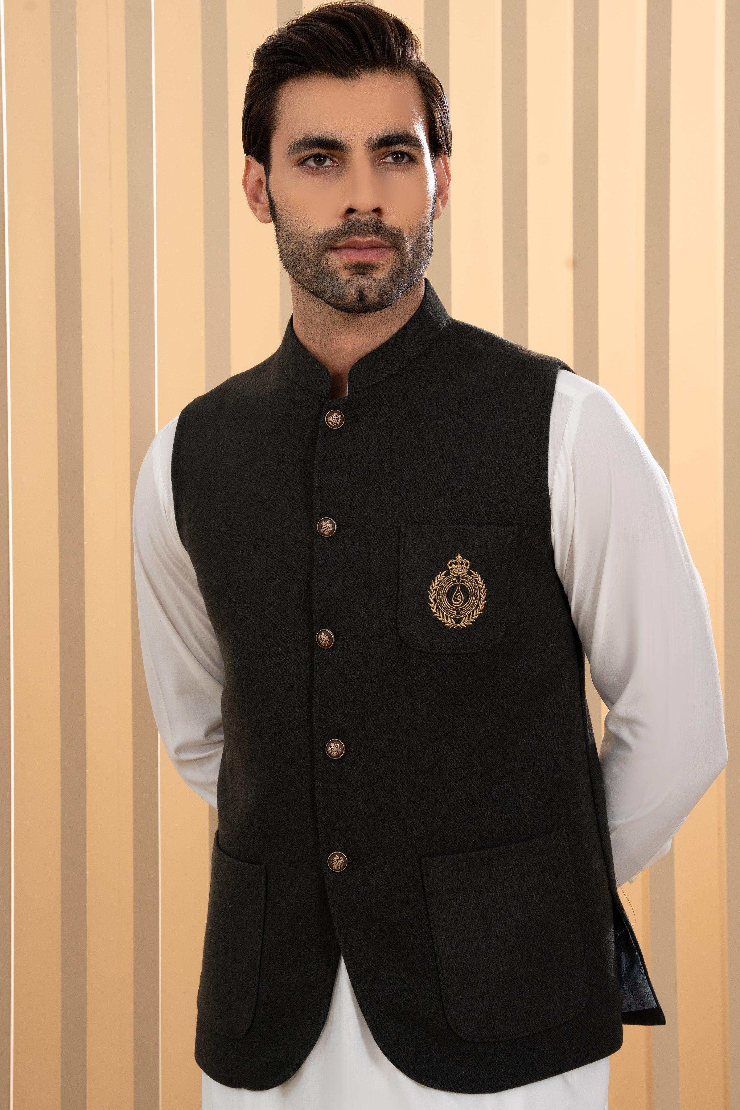 WAISTCOAT GREEN at Charcoal Clothing