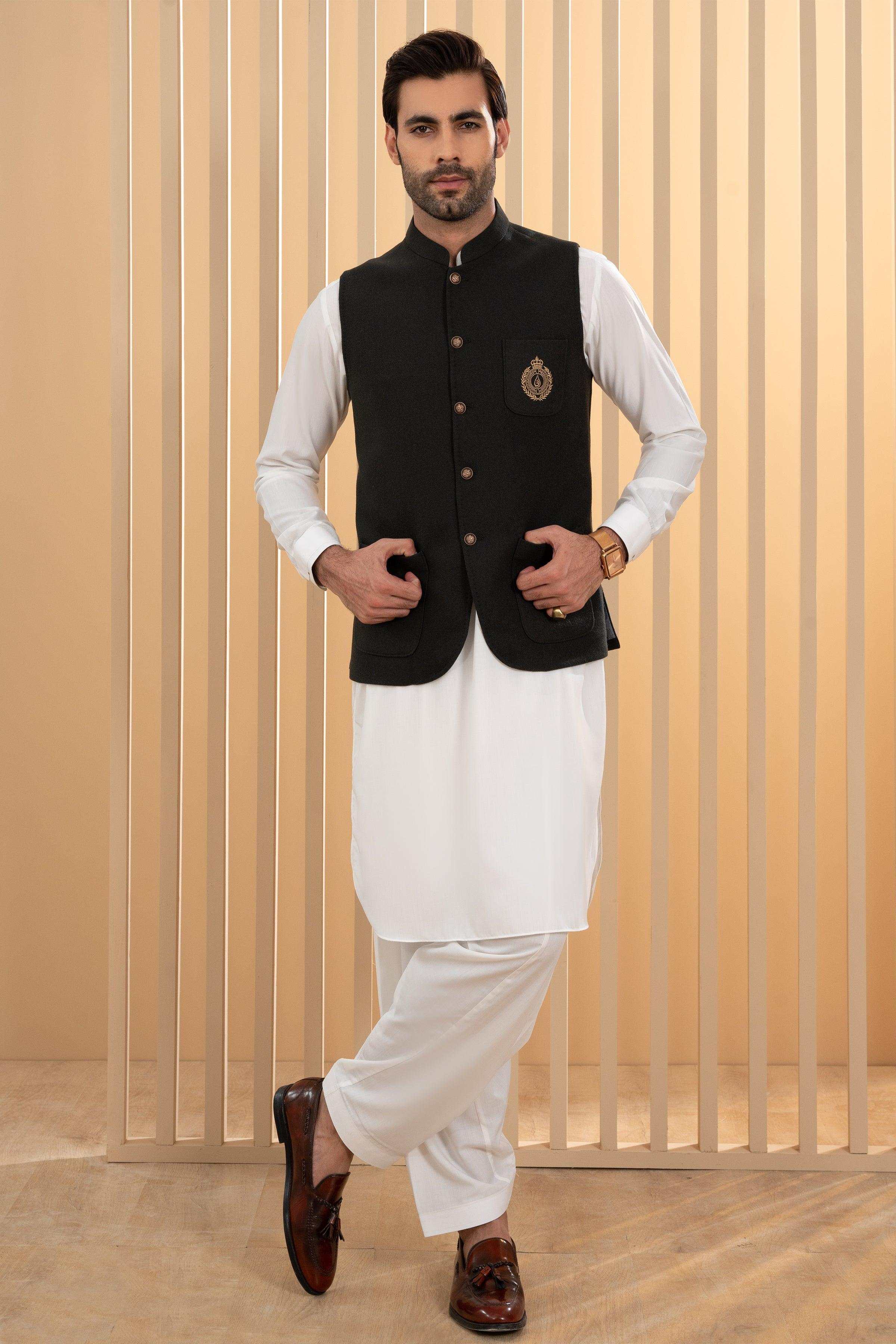 WAISTCOAT GREEN at Charcoal Clothing