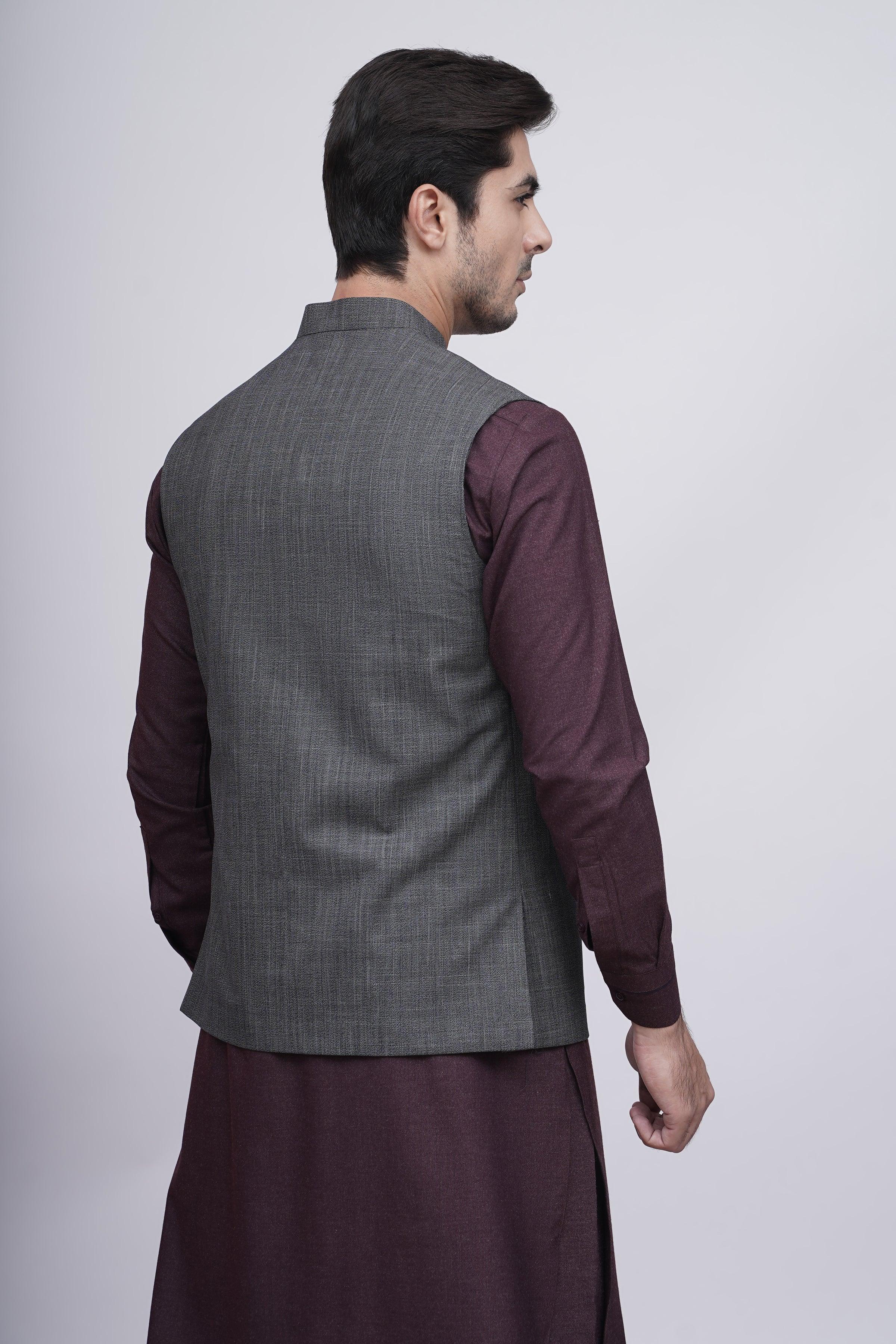 WAISTCOAT GREY at Charcoal Clothing