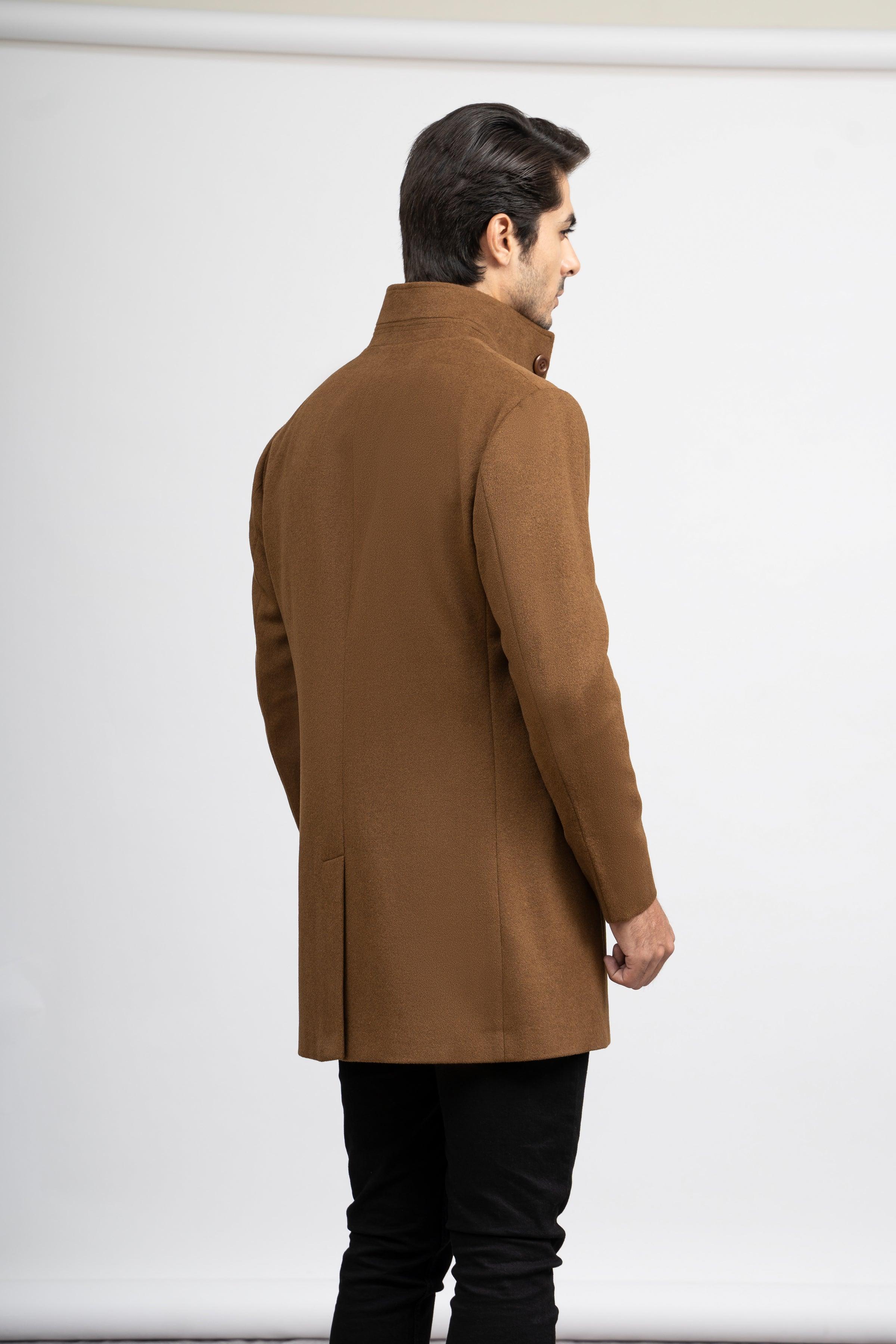 WOOLEN LONG COAT at Charcoal Clothing