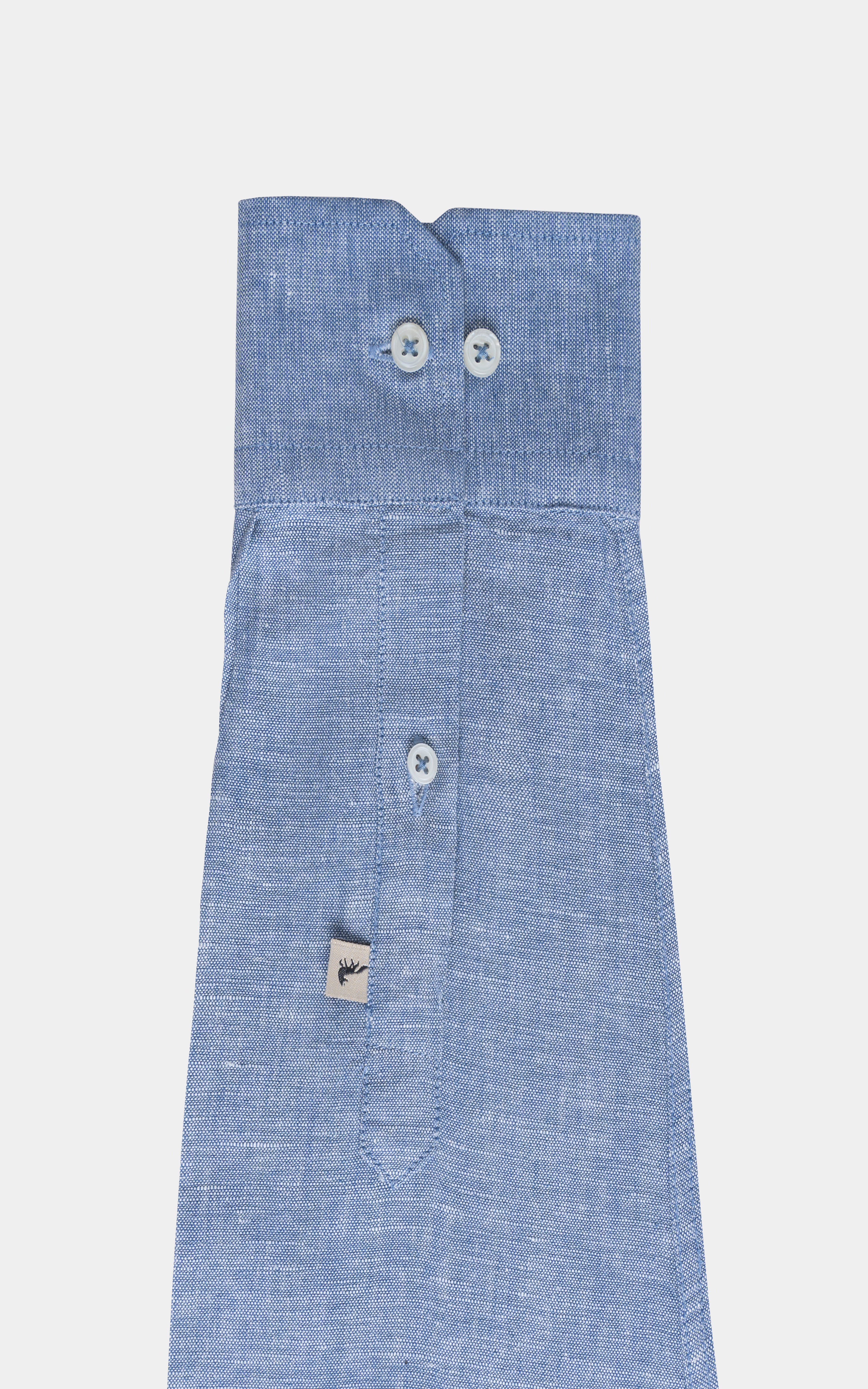 SMART FIT LINEN LIMITED EDITION SHIRT BLUE MELANGE