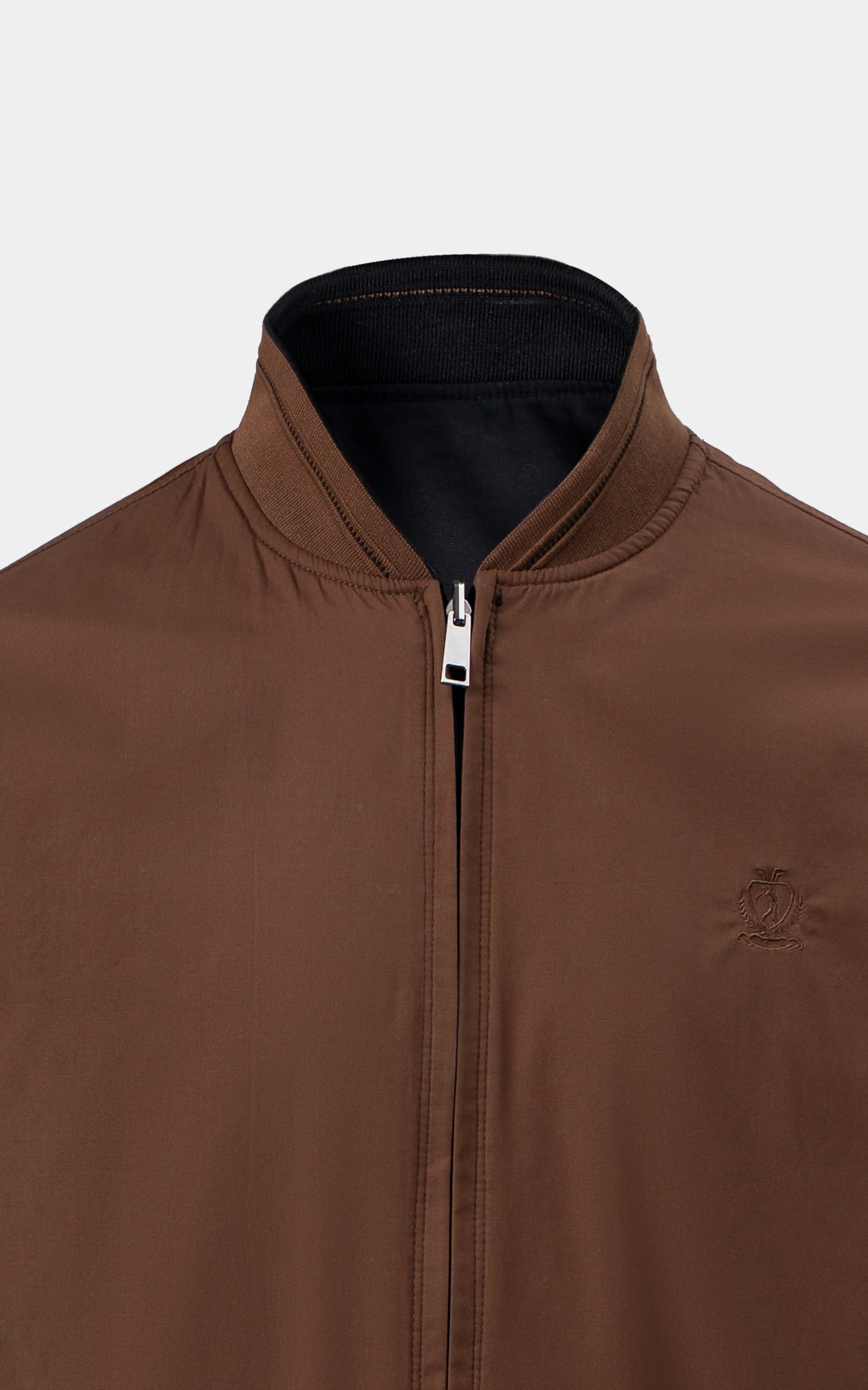 Reversible Bomber jacket Brown Black