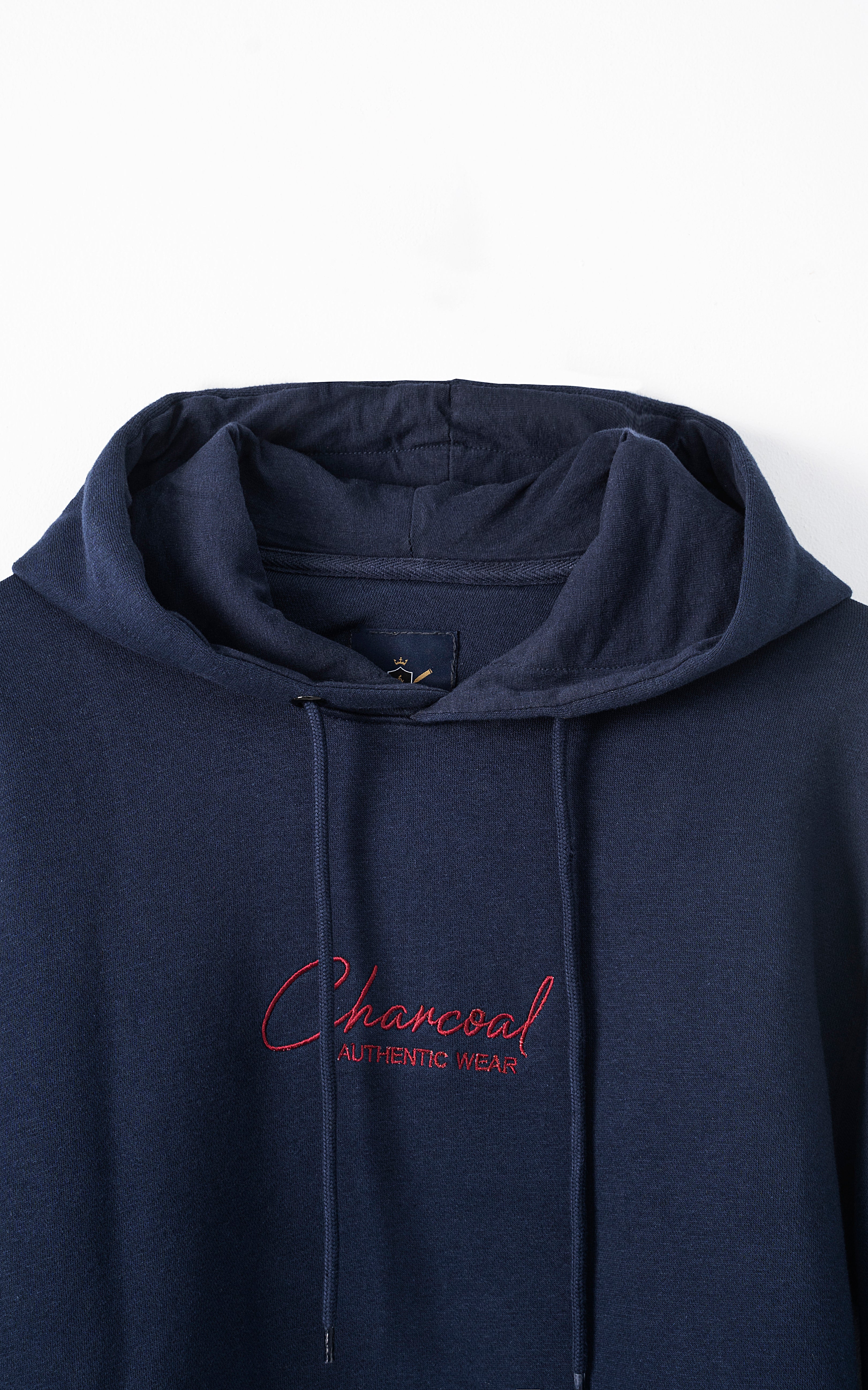 KANGROO FLEECE HOODIE NAVY