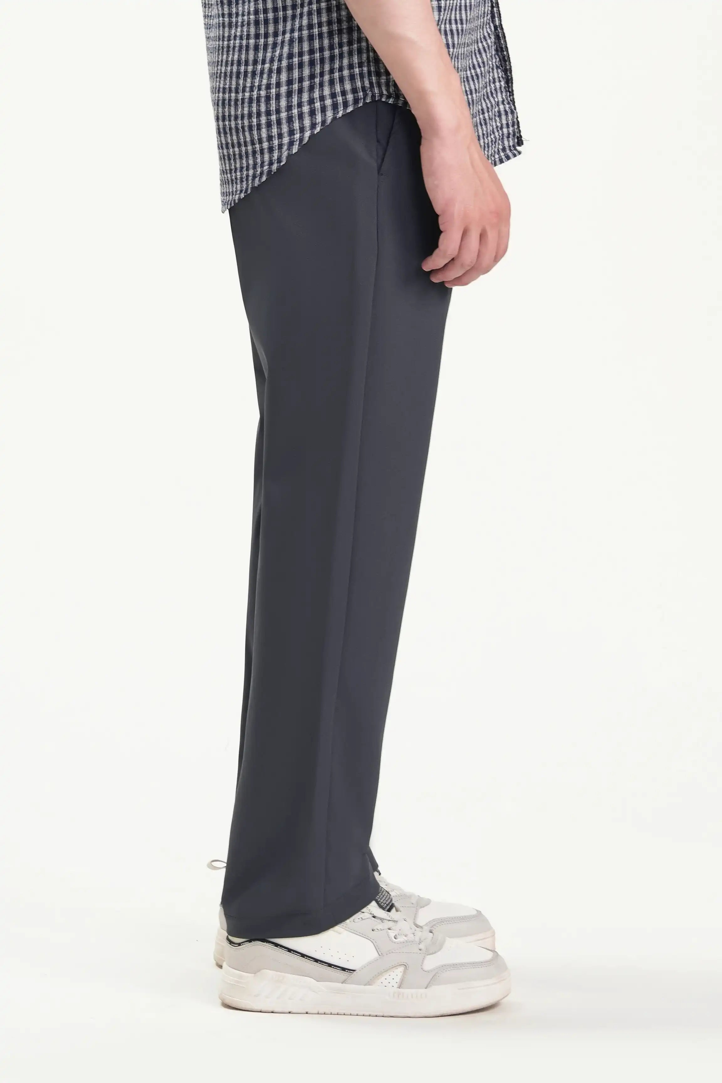 CASUAL PANT REGULAR FIT GREY