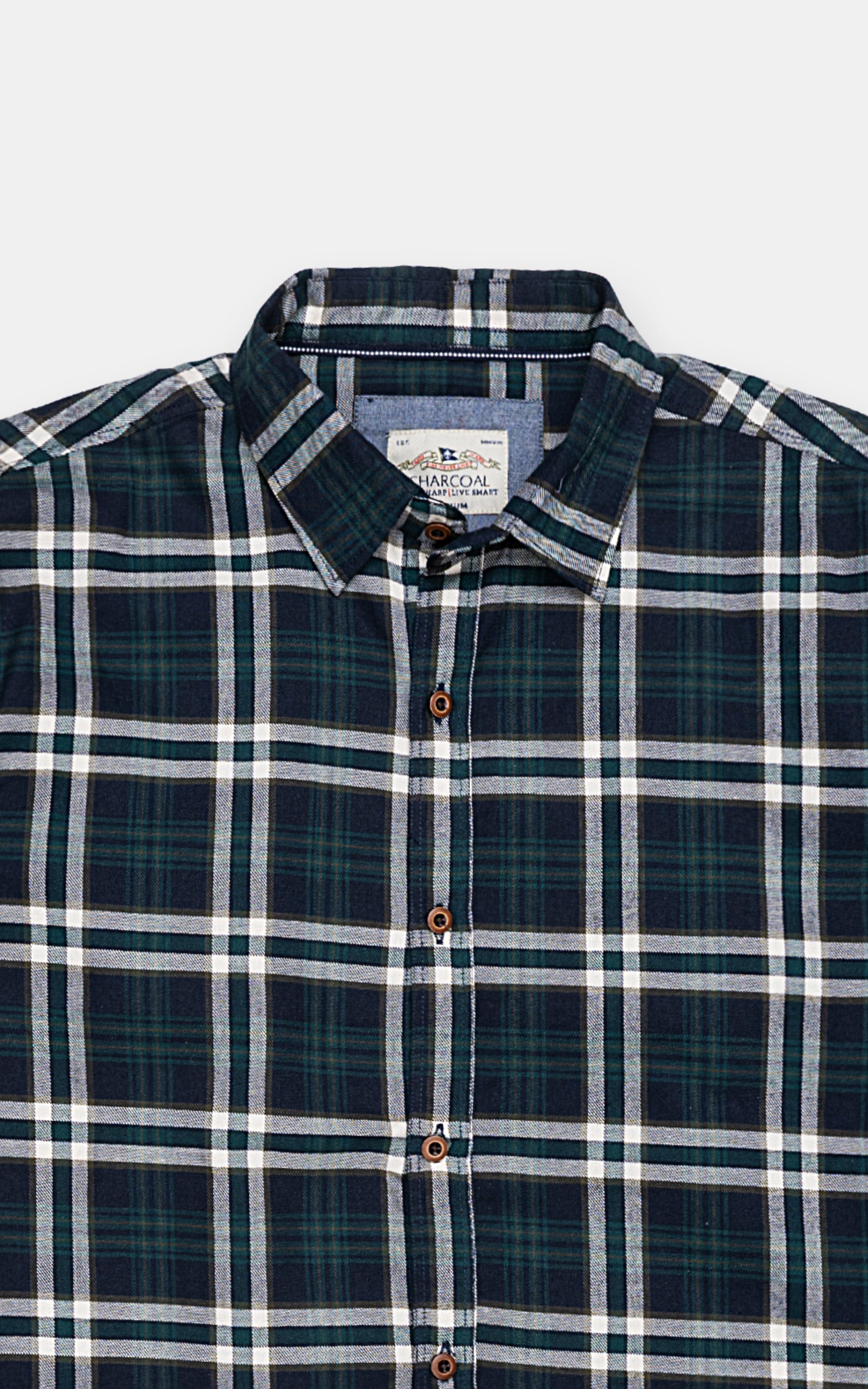 CASUAL SHIRT GREEN CHECK