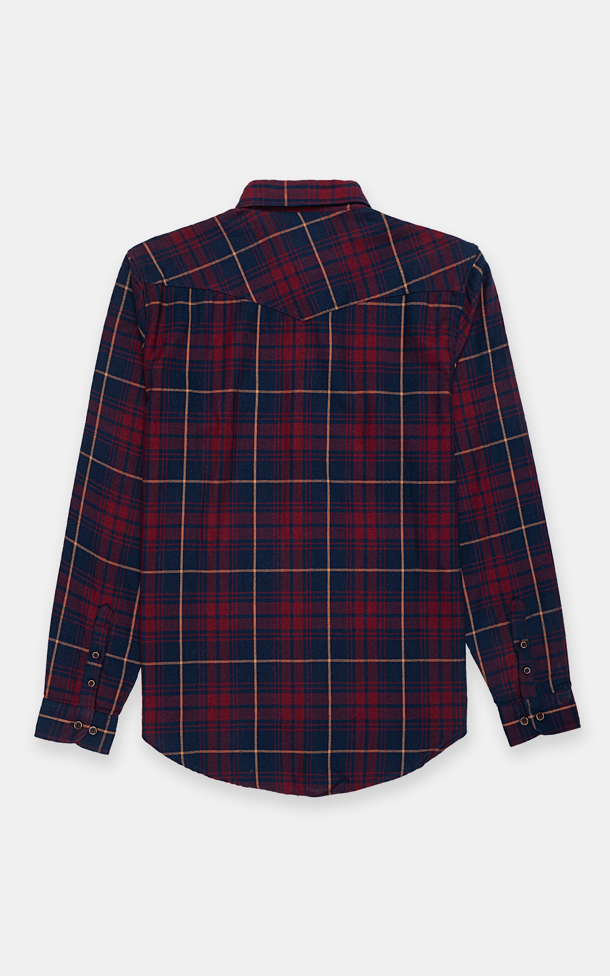 CASUAL SHIRT MAROON NAVY