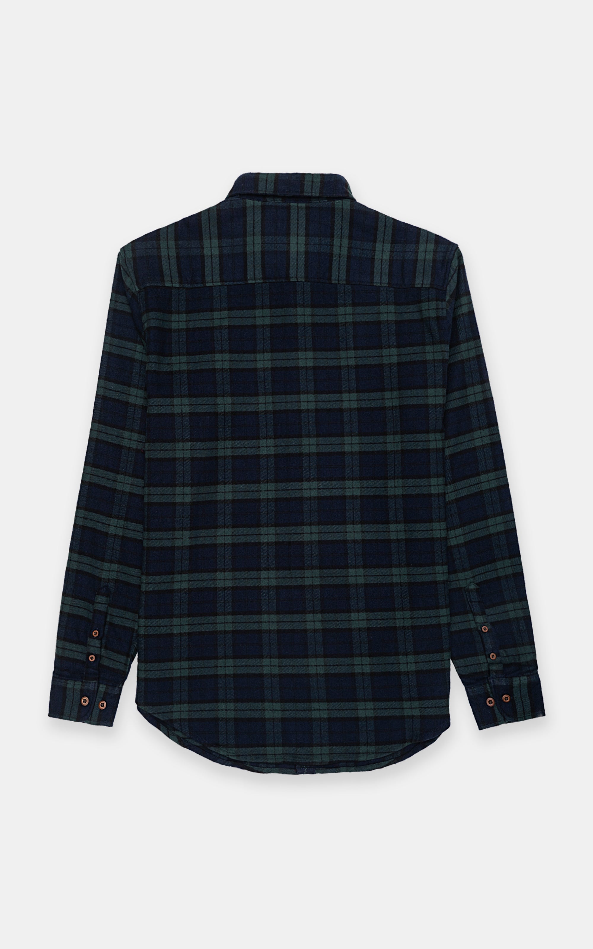 CASUAL SHIRT NAVY GREEN