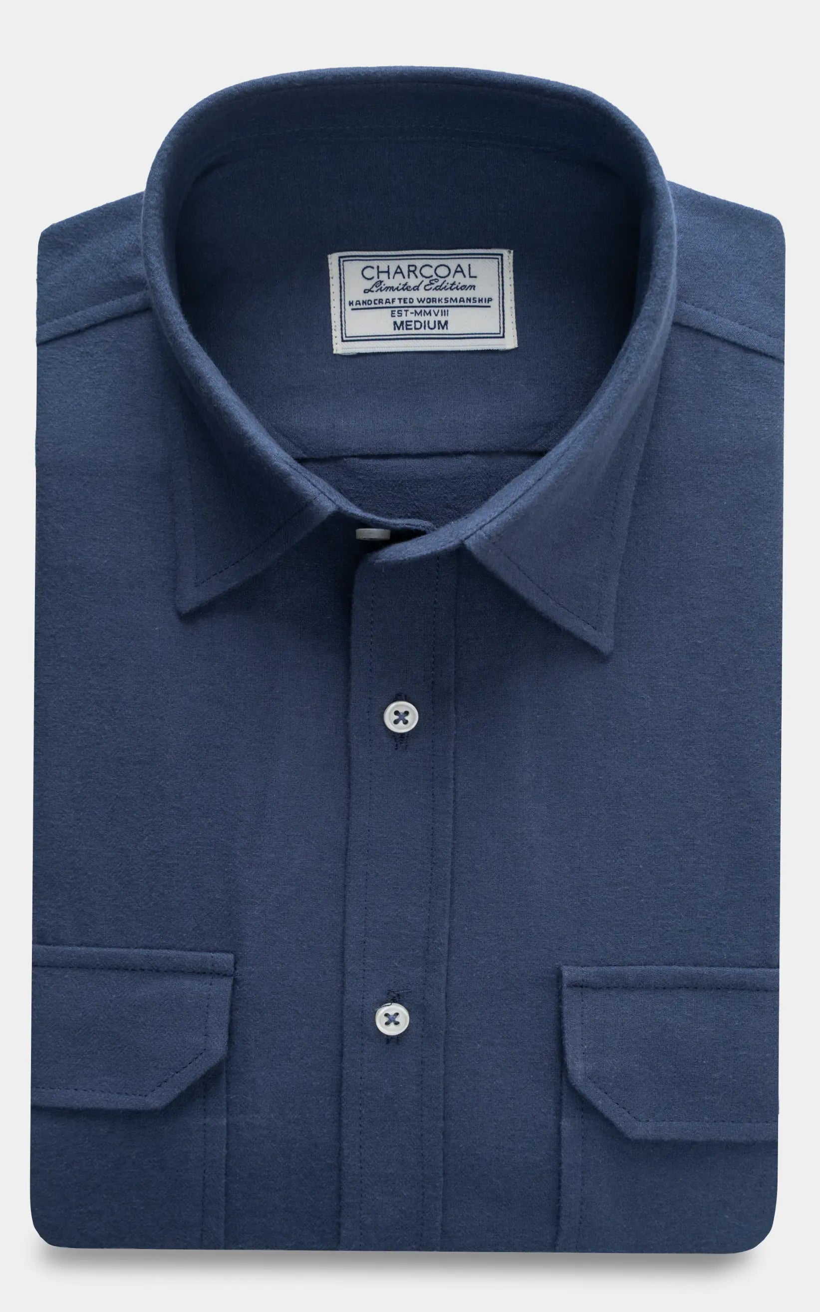 SMART FIT WOOLEN LIMITED EDITION SHIRT BLUE