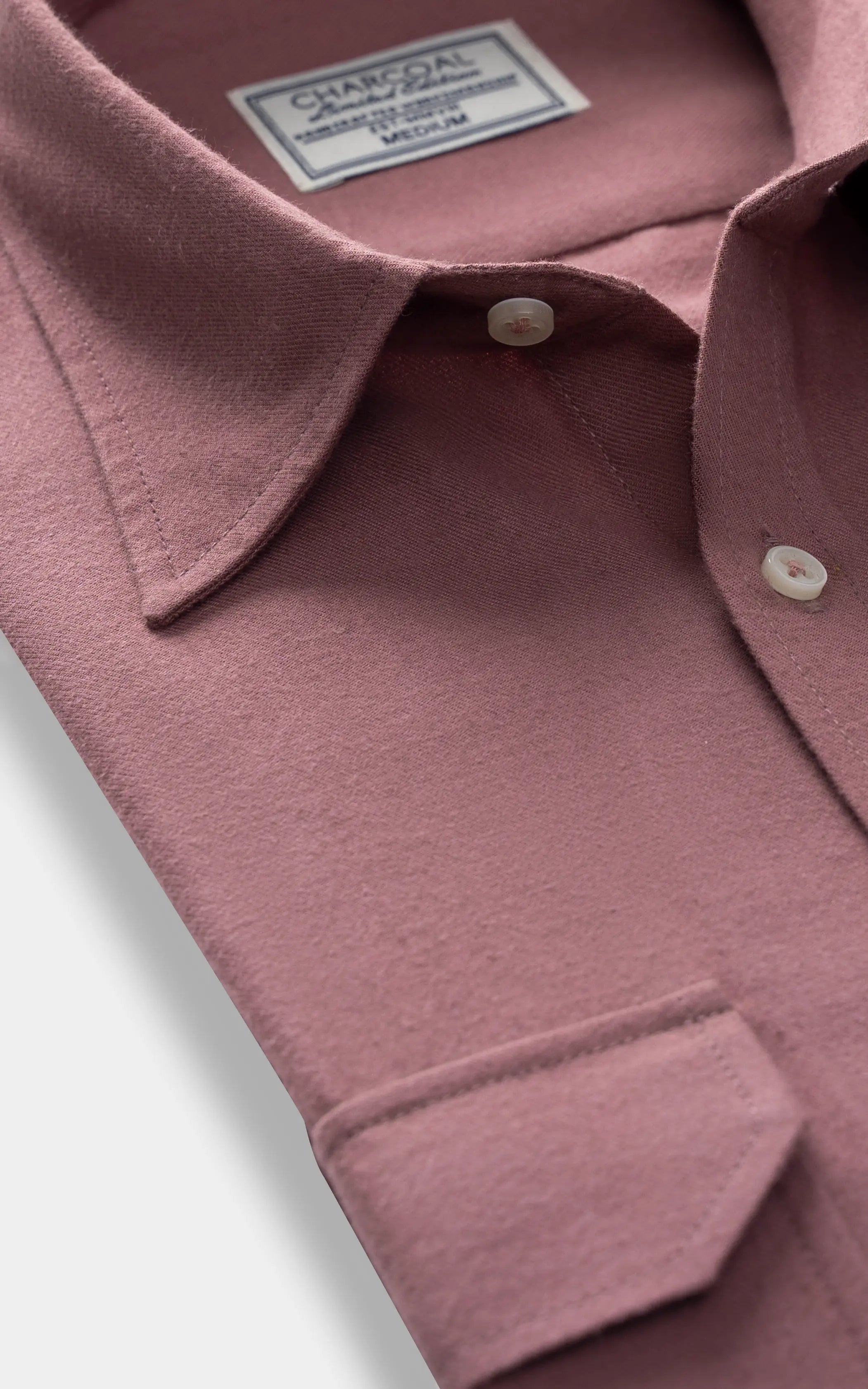 SMART FIT WOOLEN LIMITED EDITION SHIRT CORAL PINK