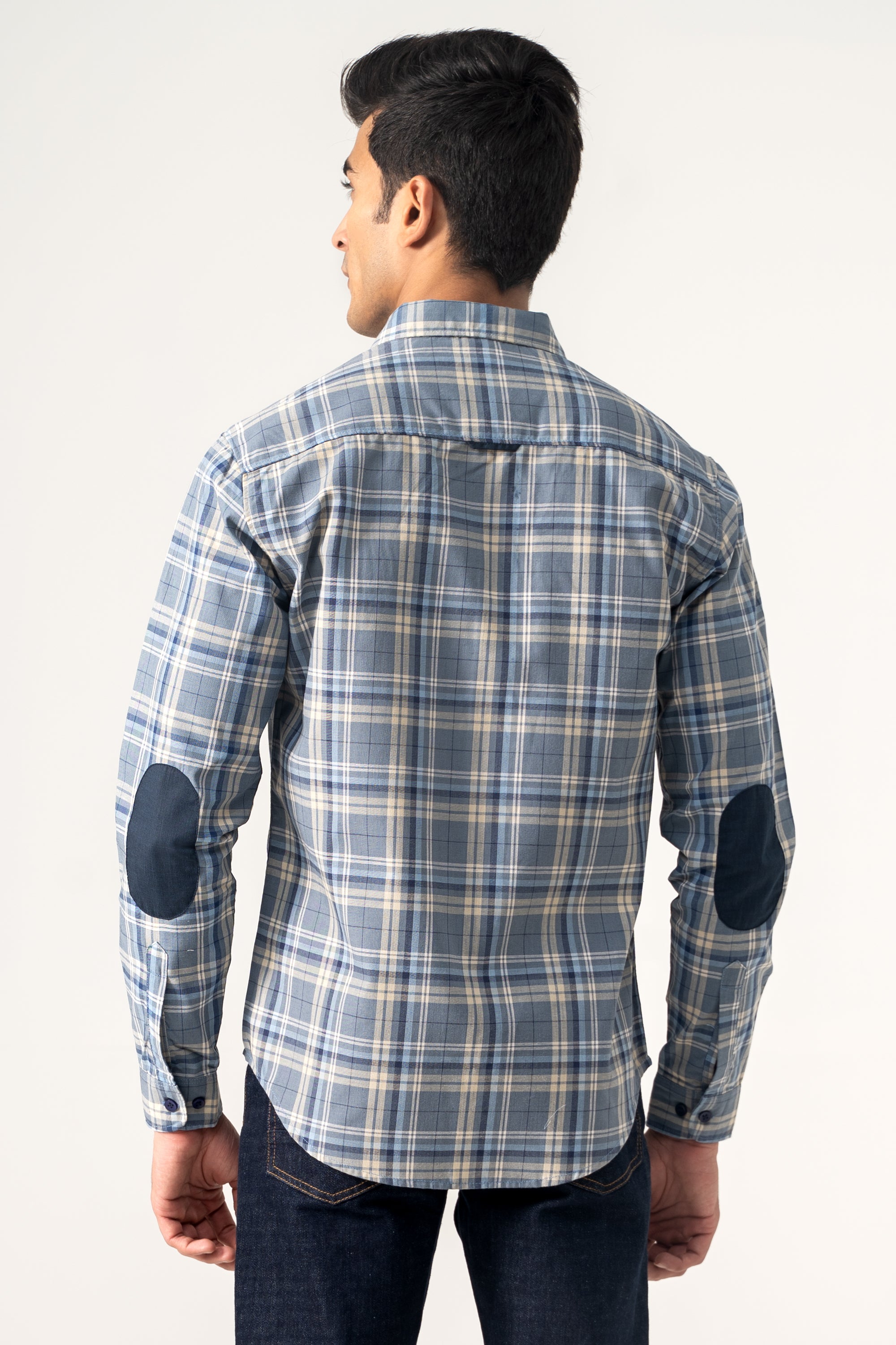 CASUAL SHIRT GREY CHECK